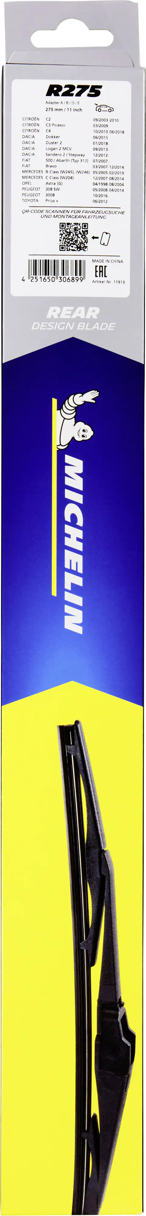 Michelin Scheibenwischer Heck R275 275mm