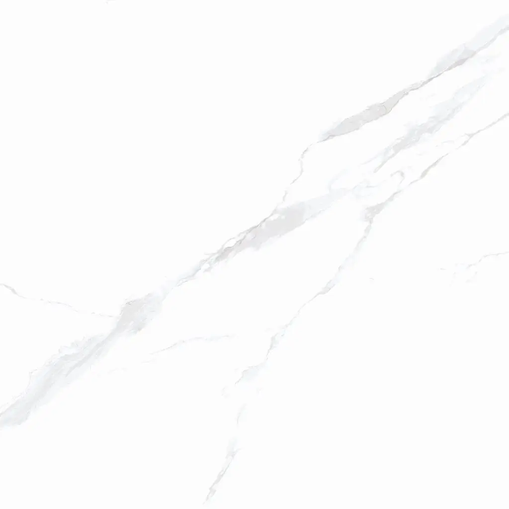 Bodenfliese Feinsteinzeug Statuario Luminsoa 60 x 60 cm weiß/grau