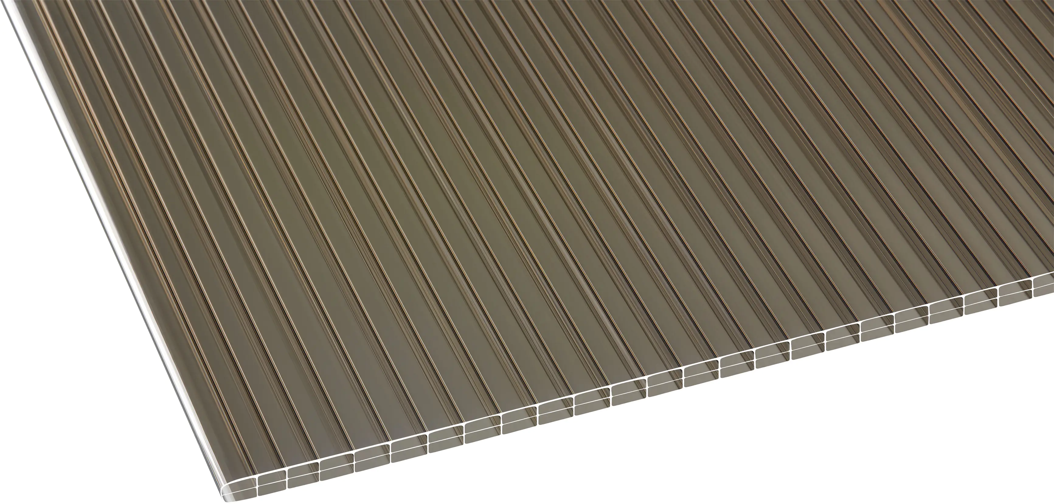 Gutta Premium Terrassendach 309,4 x 306 cm anthrazit PC bronce 16 mm