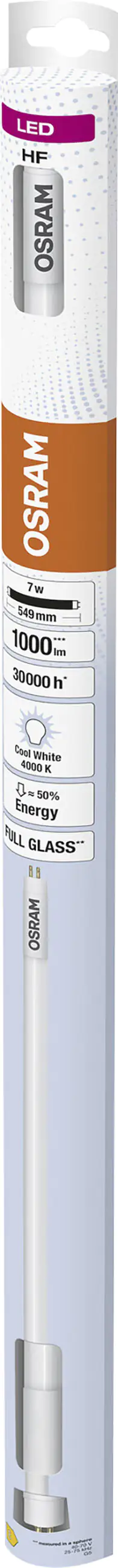 Osram LED Röhre 54,9 cm G5 7 W neutralweiß Osram LED Röhre 54,9 cm G5 7 W neutralweiß