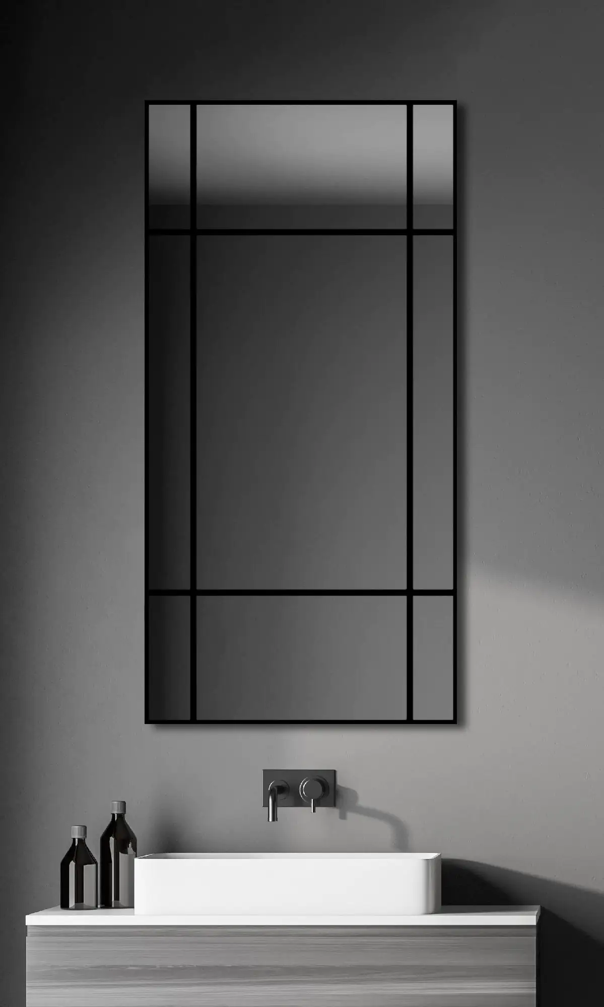 DSK Design Spiegel Black Loftstyle 60x120 cm, schwarz DSK Design Spiegel Black Loftstyle 60x120 cm, schwarz