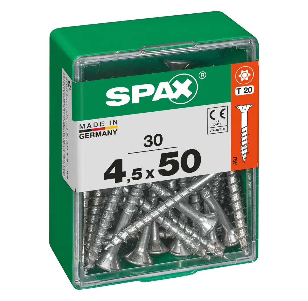 Spax Universalschrauben 4.5 x 50 mm TX 20 - 30 Stk.