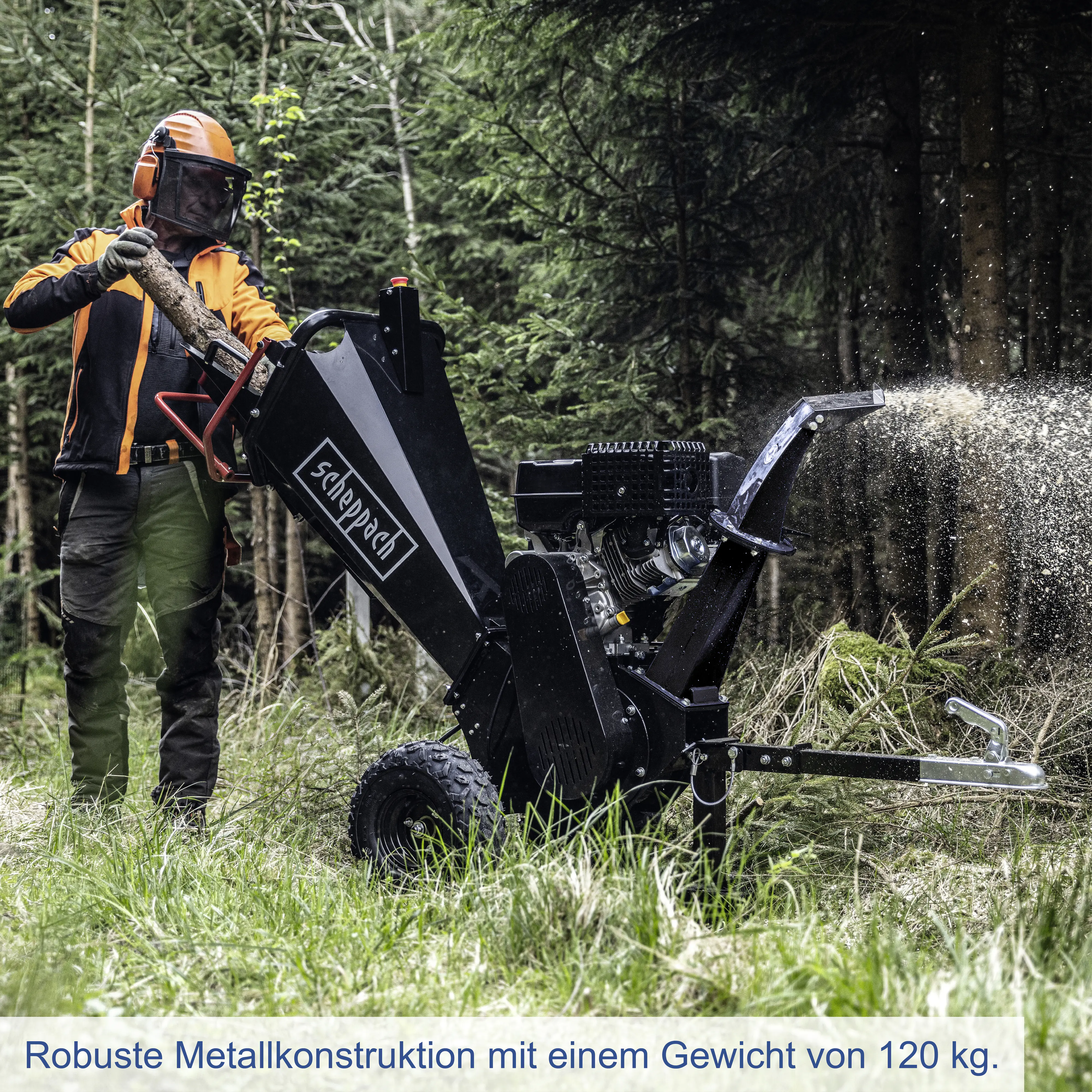 Scheppach Benzin-Messerhäcksler PGS420E