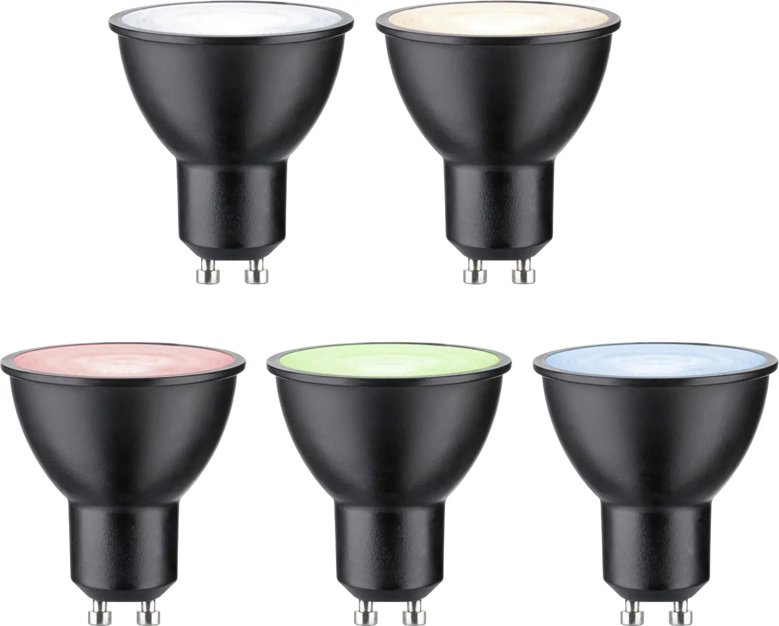 Paulmann LED Reflektor ZigBee schwarz GU10 4,8 W RGBW