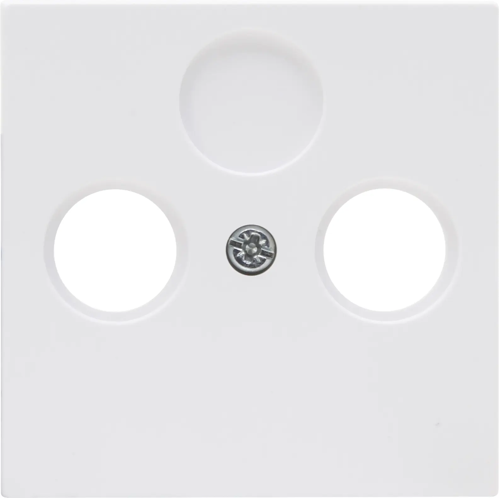 Kopp Abdeckung Antennensteckdose TV/RF Athenis arktisweiß matt, 334950185