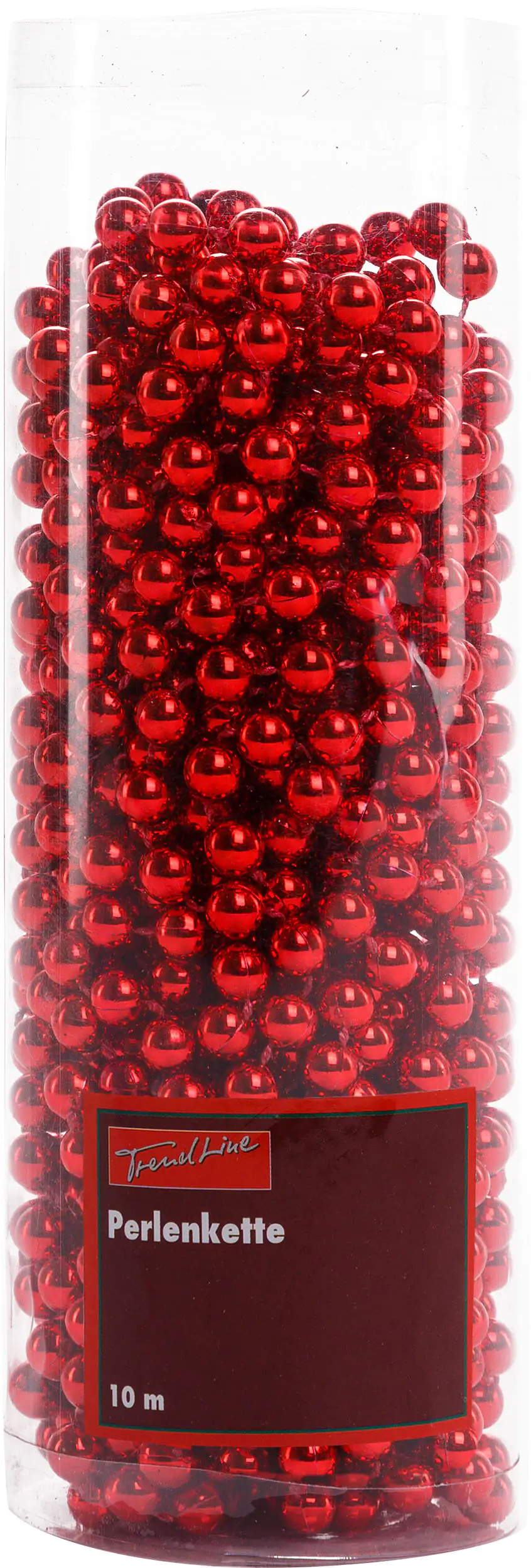 2076601539155_01 TrendLine Perlenkette bruchfest, langlebig 10 m rot