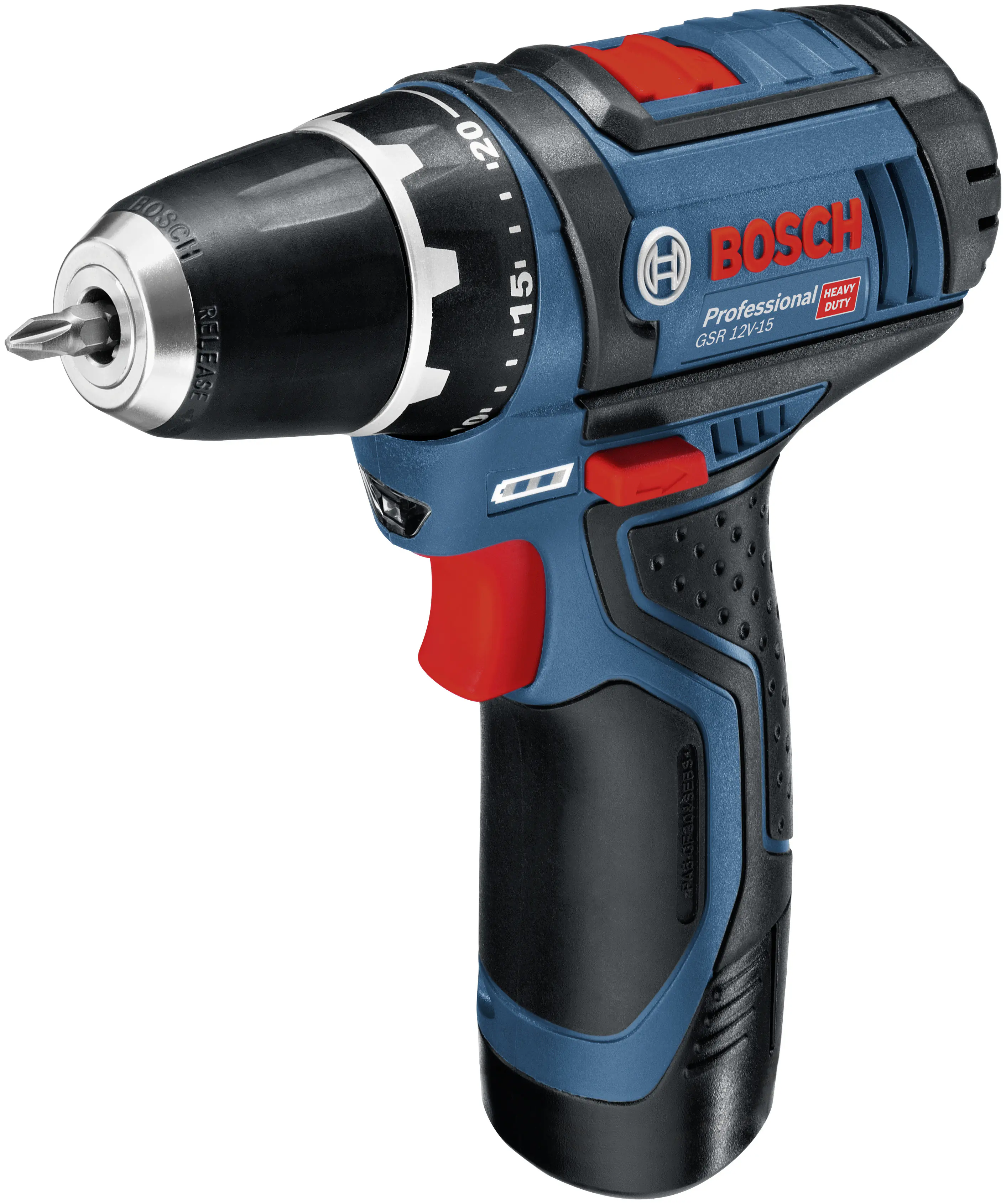 Bosch Professional Akku-Bohrschrauber GSR 12V-15 inkl. Akkus & Ladegerät Bosch Professional Akku-Bohrschrauber GSR 12V-15 inkl. Akkus & Ladegerät