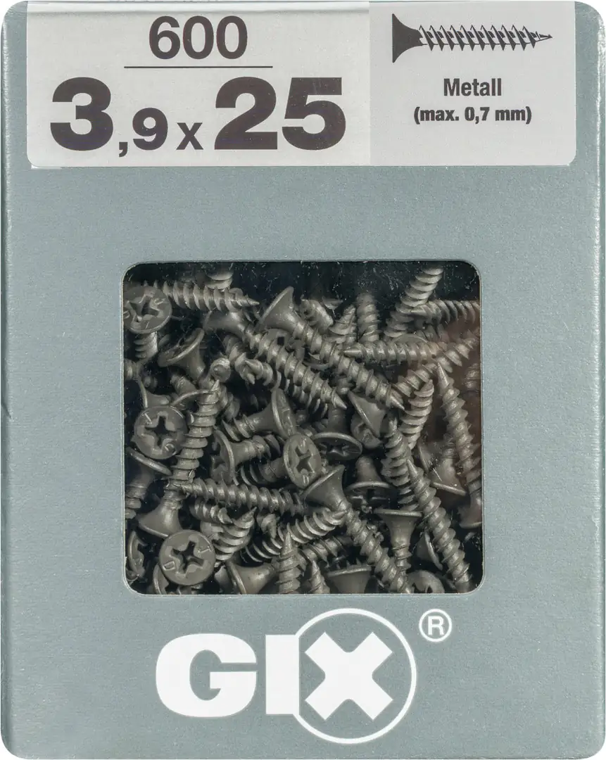Spax Schnellbauschrauben 3.9 x 25 mm PH 2 Feingewinde - 600 Stk. Spax Schnellbauschrauben 3.9 x 25 mm PH 2 Feingewinde - 600 Stk.