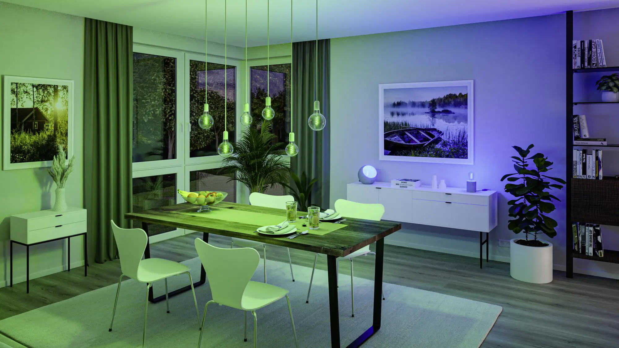 Paulmann LED Leuchtmittel ZigBee Edison E27 6,3 W RGBW 3er-Pack