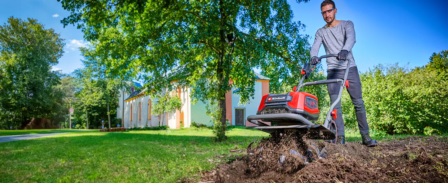 Einhell Akku-Bodenhacke GP-CR 36/45 Li E BL- Solo 45 cm Arbeitsbreite Einhell Akku-Bodenhacke GP-CR 36/45 Li E BL- Solo 45 cm Arbeitsbreite