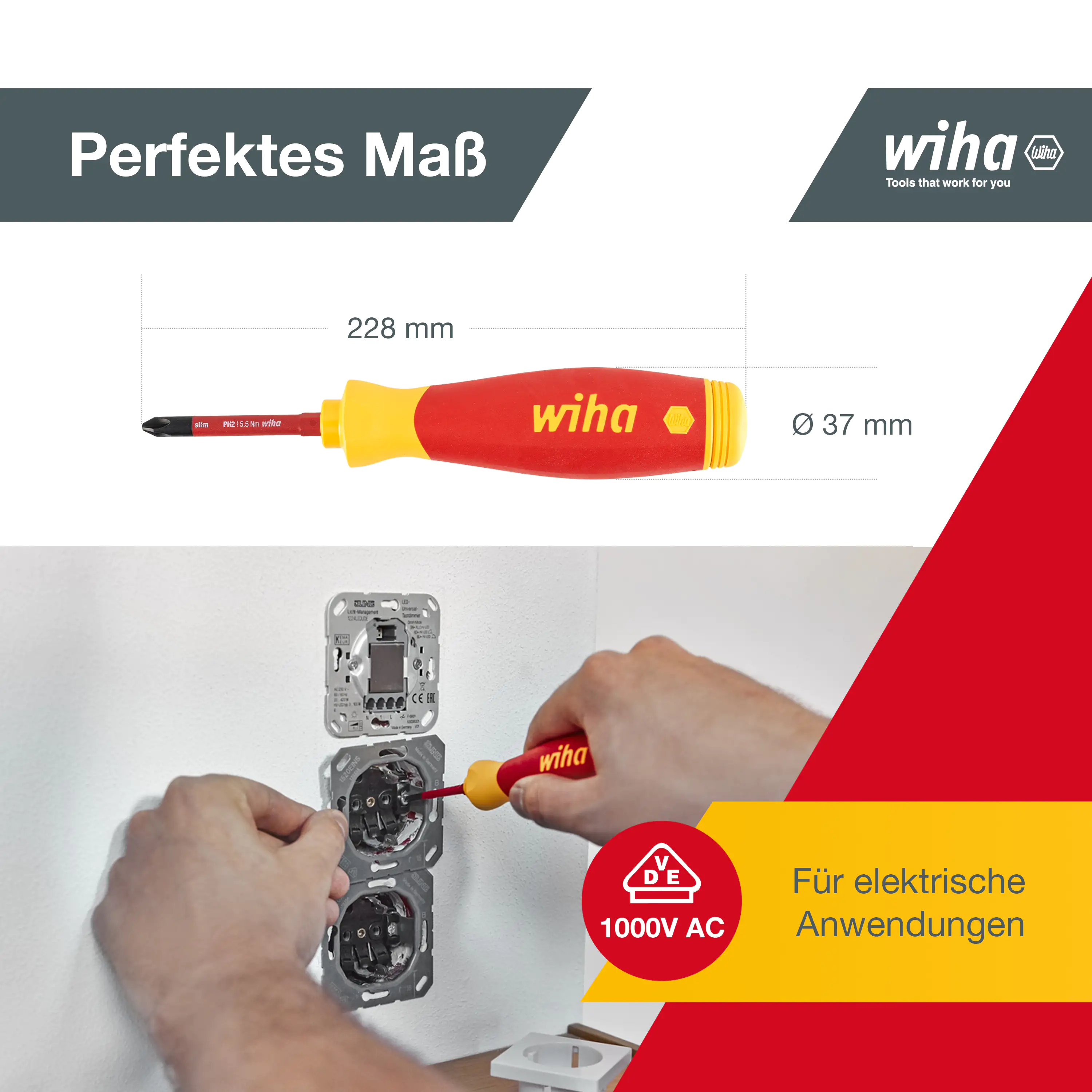 Wiha Schraubendreher Set gemischt PocketMax electric 4-teilig mit verstaubarem Bit Set Wiha Schraubendreher Set gemischt PocketMax electric 4-teilig mit verstaubarem Bit Set