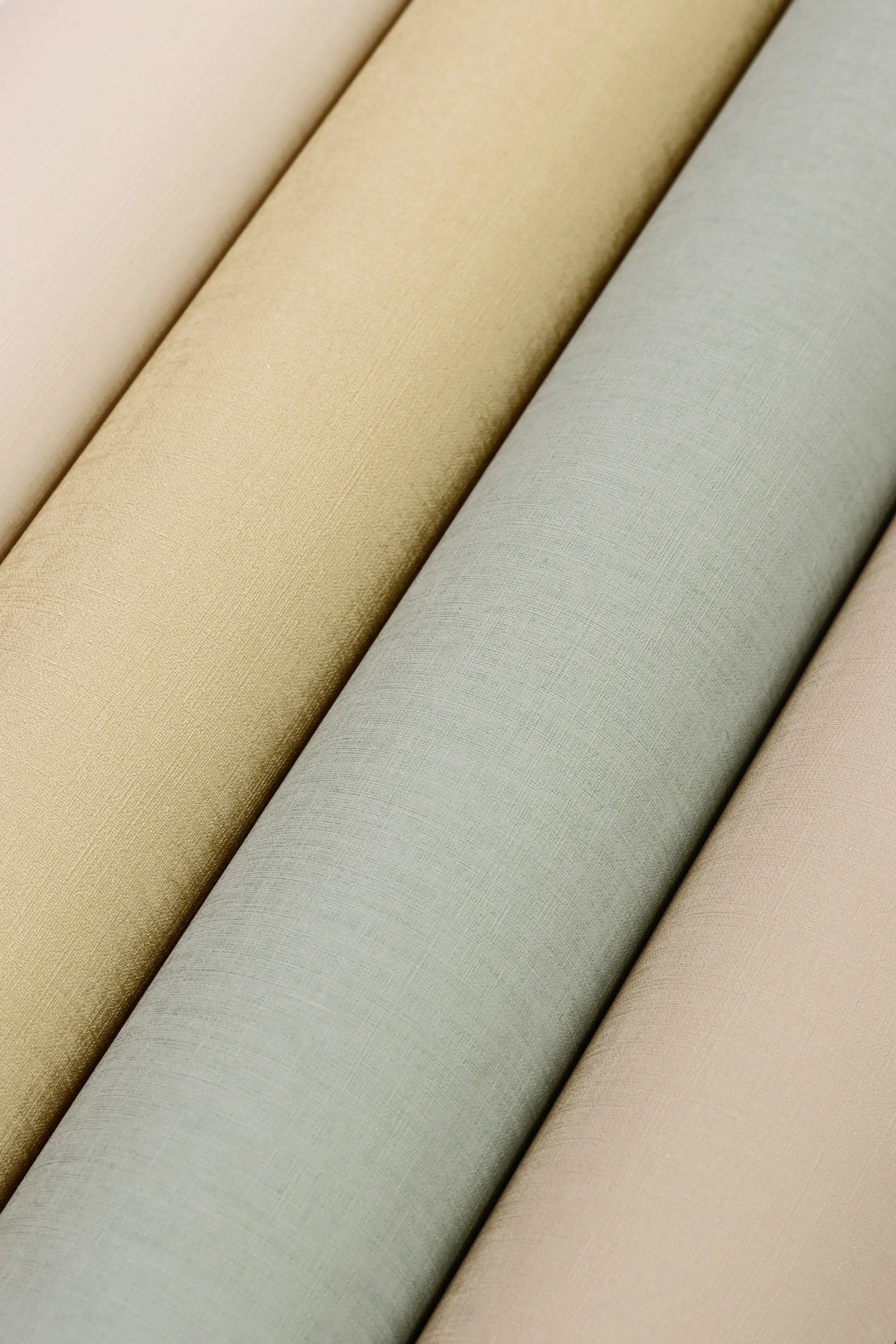 Rasch Vliestapete 690743 Selection, Textilstruktur grün, 10,05 x 0,53 m