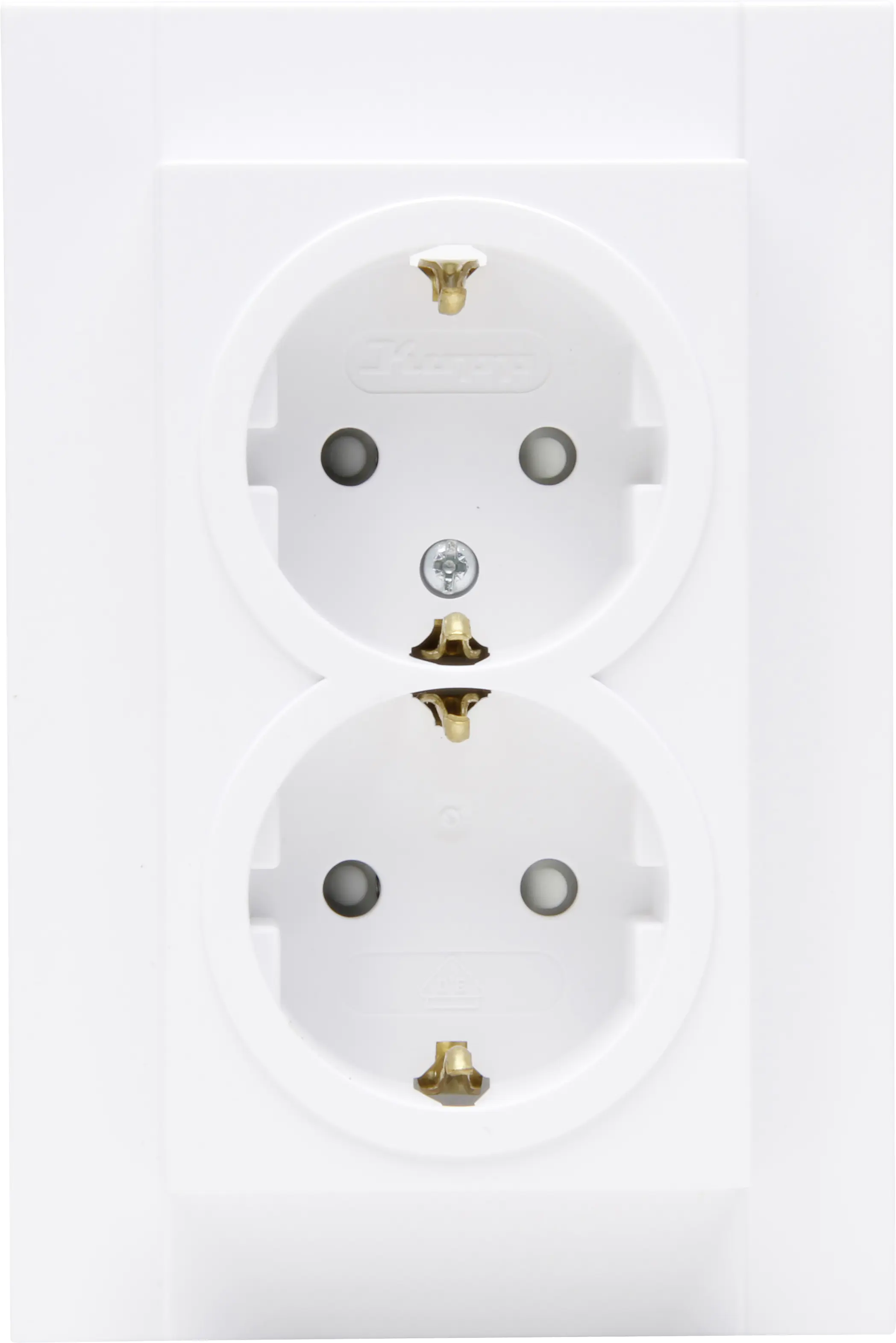 Kopp Schutzkontakt-Doppelsteckdose Athenis arktisweiß matt, 941150080 Kopp Schutzkontakt-Doppelsteckdose Athenis arktisweiß matt, 941150080