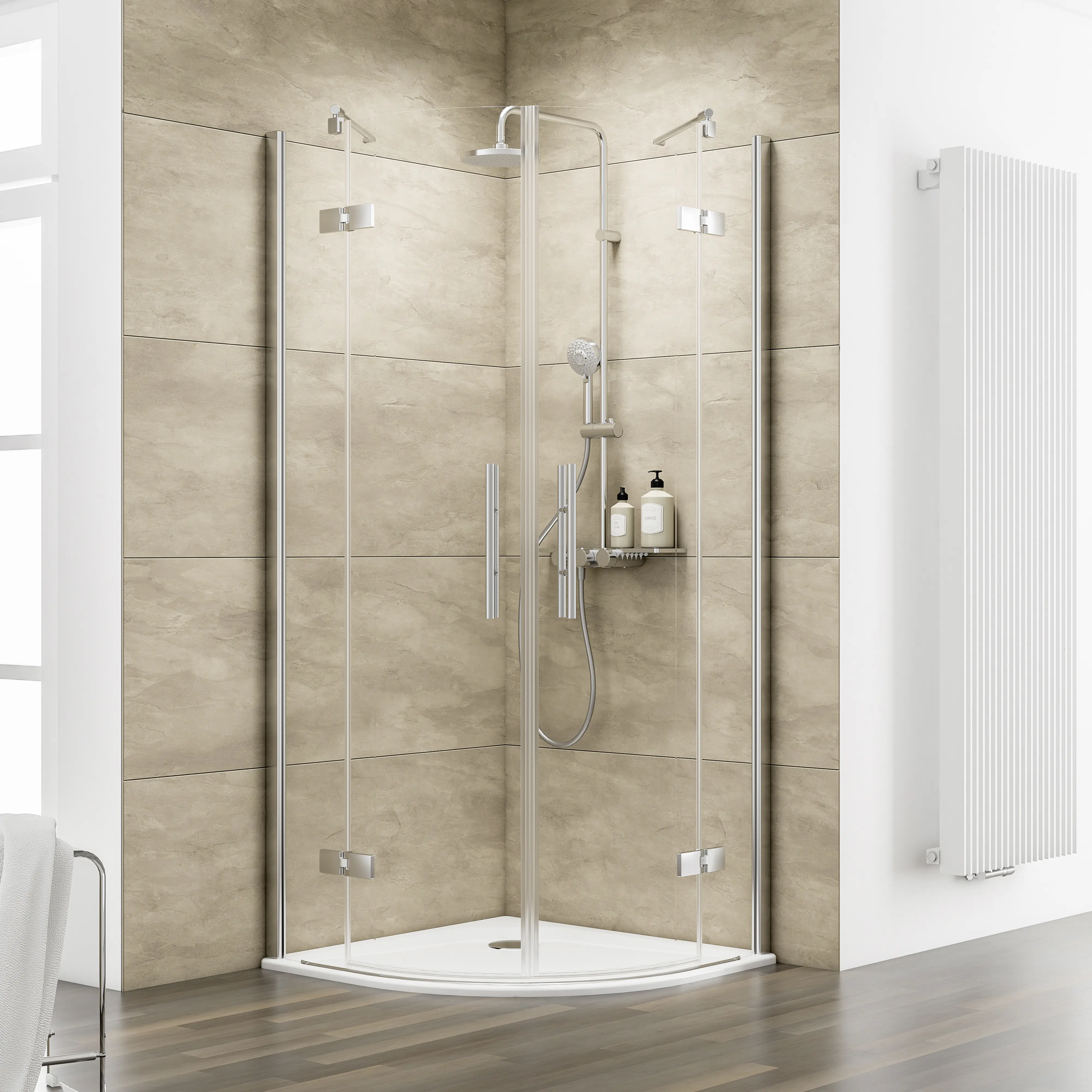 Schulte Runddusche 200 x 90 x 90 cm MasterClass