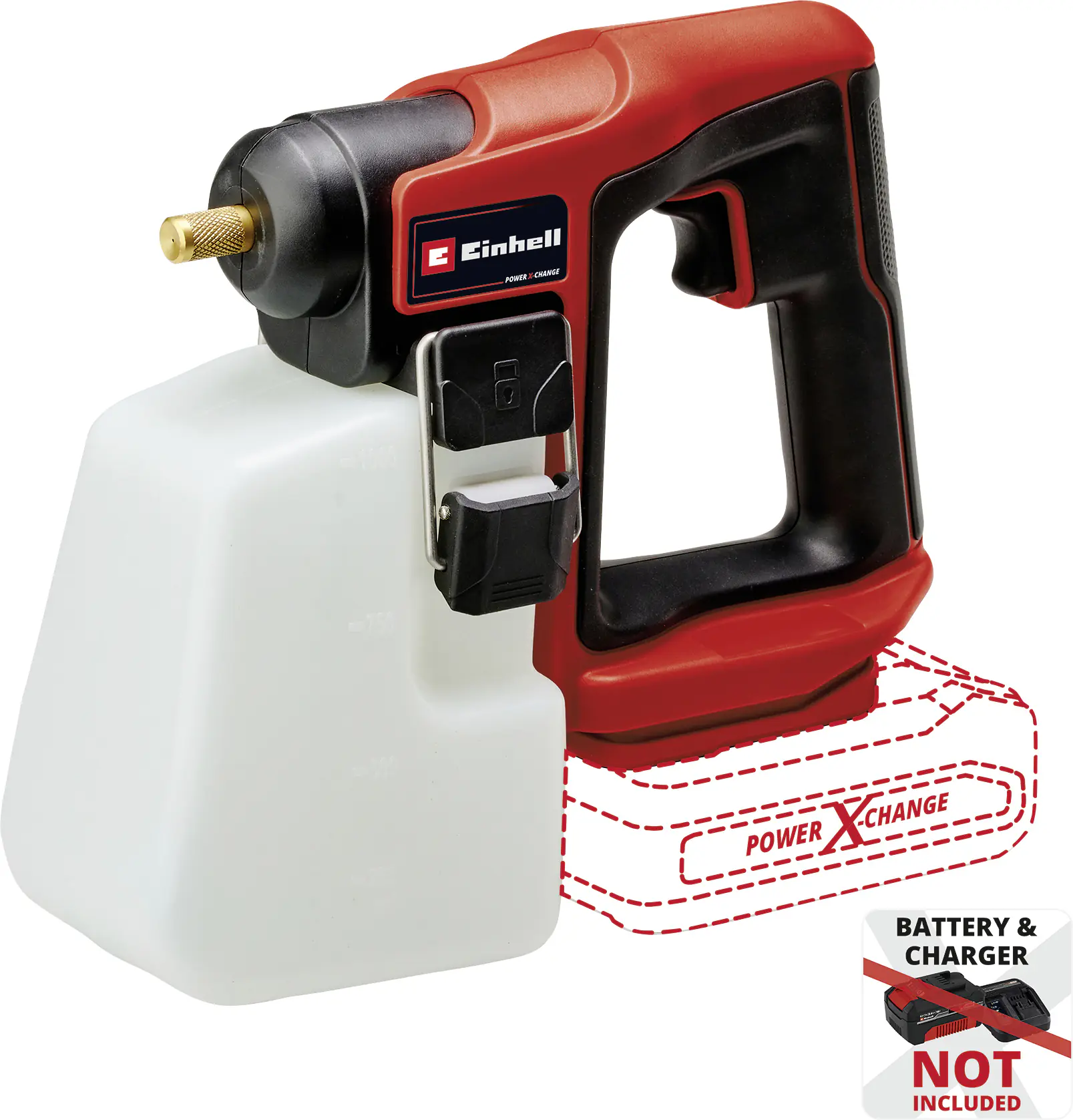 Einhell Akku Drucksprühgerät GE-WS 18/10 Li-Solo 9,6 l/h Durchflussmenge