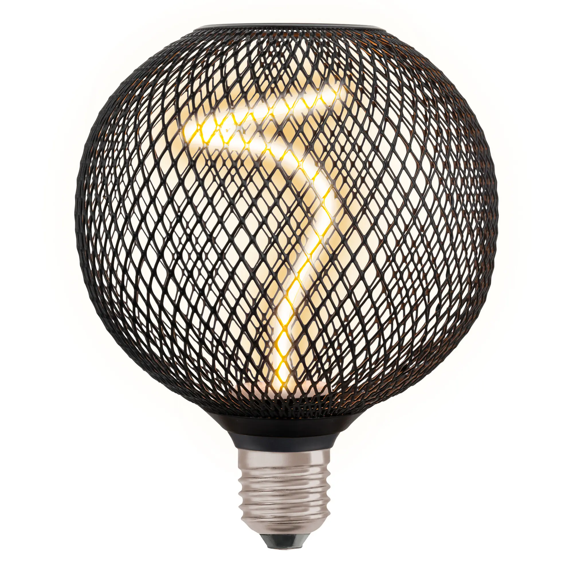 Osram LED Dekoleuchtmittel E27 Globe schwarz 3,5W dimmbar warmweiß