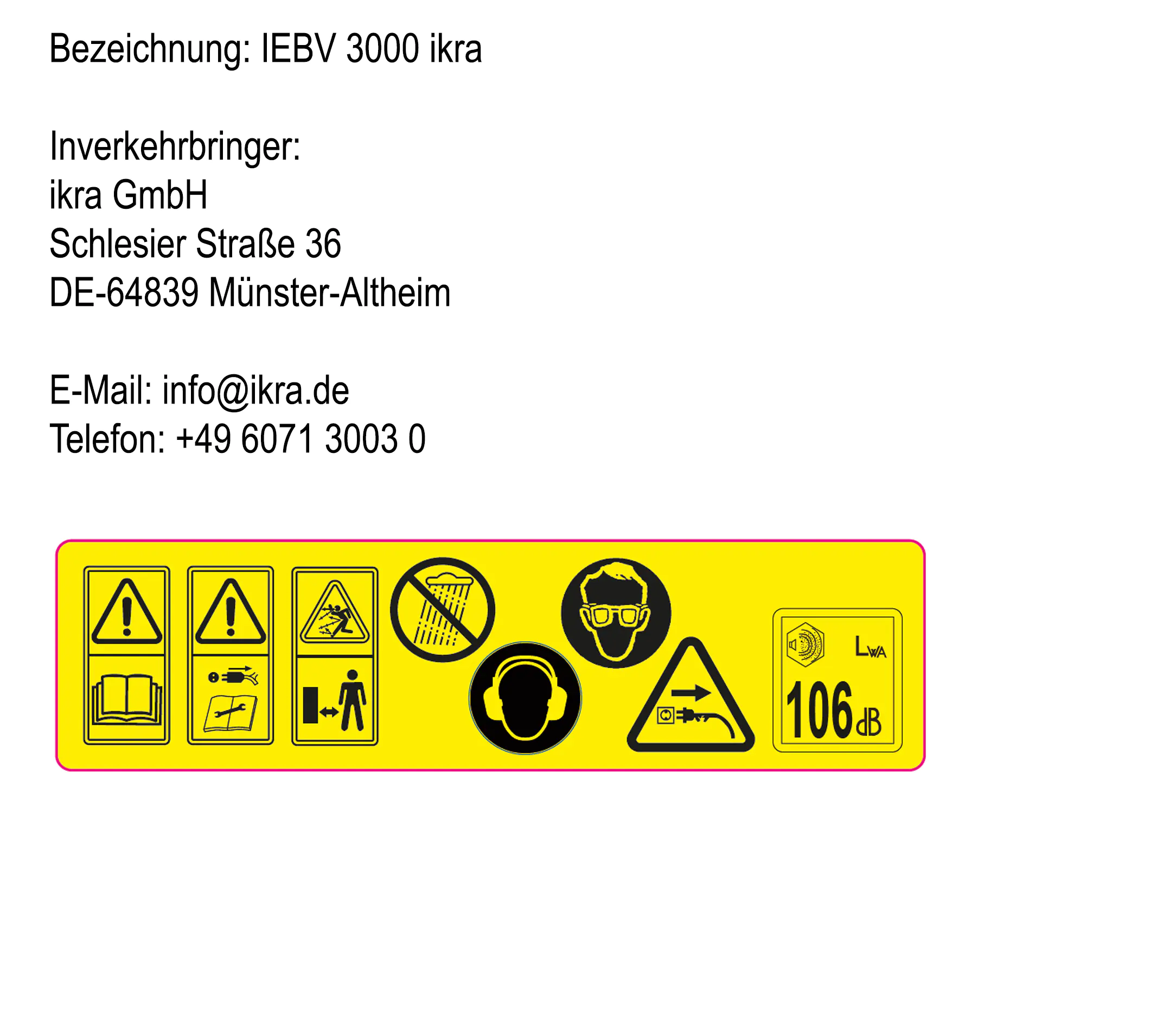 Ikra Elektro Laubsauger /-bläser IEBV 3000 3.000 Watt