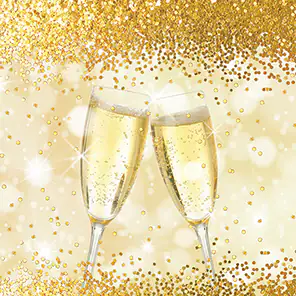 Braun & Company Servietten Motiv Sparkling Moment 33 x 33 cm - 20er Pack