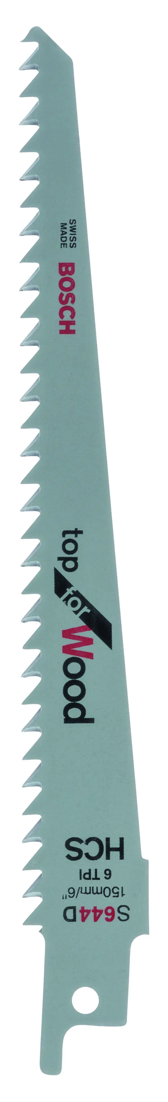 Bosch HCS Säbelsägeblatt S 644 DTop for Wood 2 Stück Bosch HCS Säbelsägeblatt S 644 DTop for Wood 2 Stück