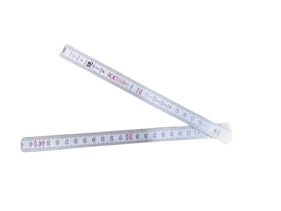 Einhell Zollstock Gliedermaßstab Holz 2 Meter