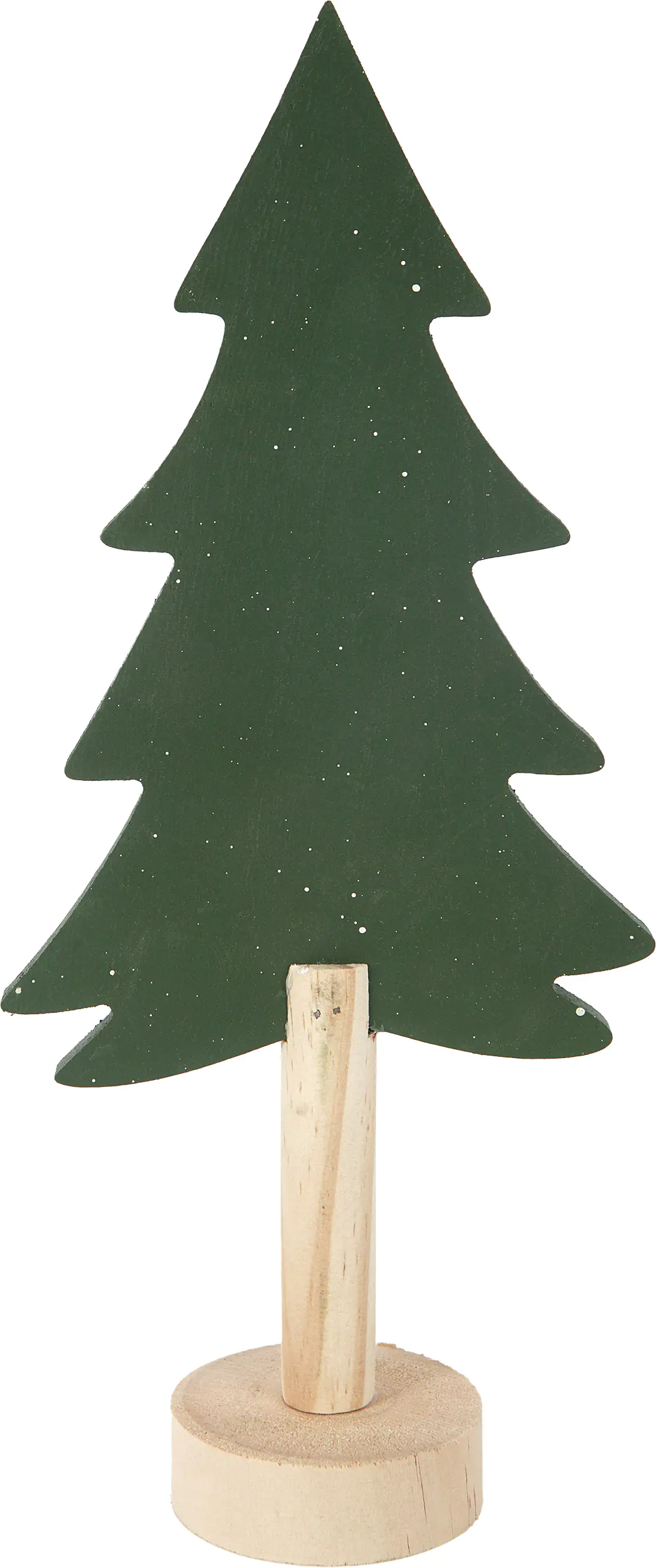 TrendLine Deko Holz Tannenbaum 31 x 6,5 x 13 cm grün 