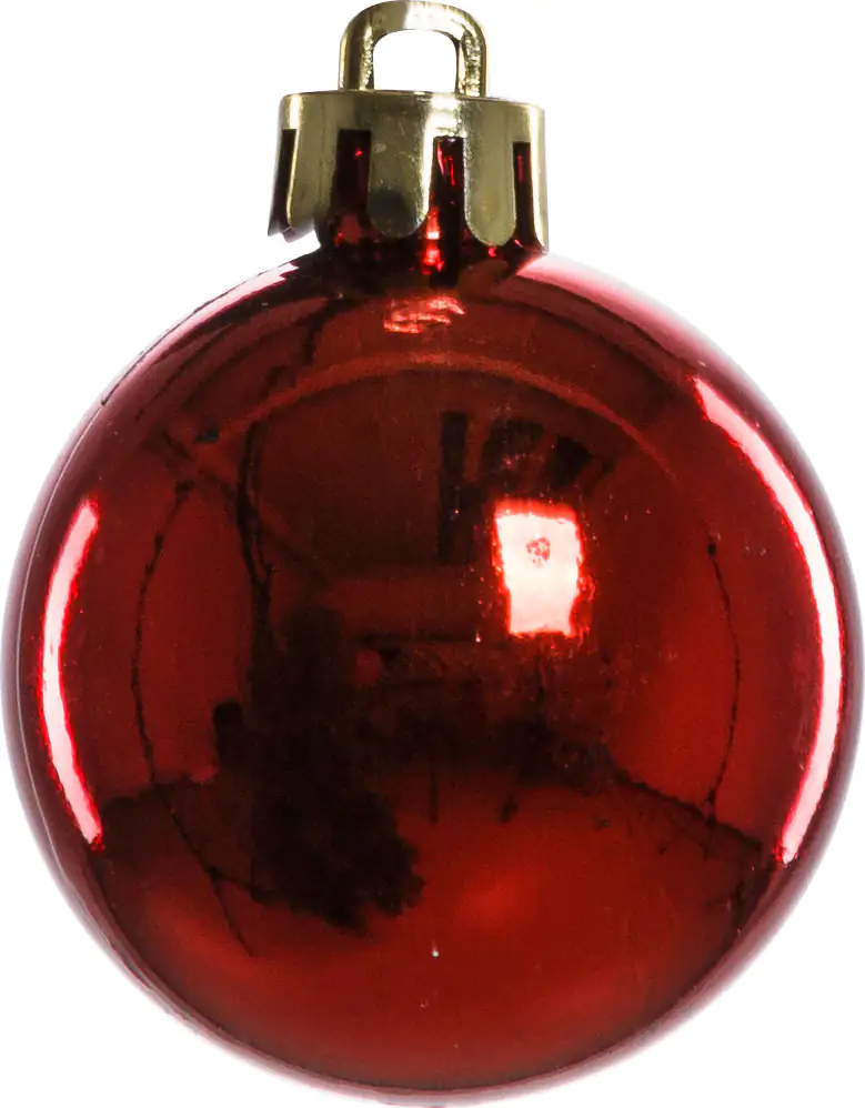 2076601526827_03 TrendLine Weihnachtskugeln bruchfest, langlebig Ø 4 cm rot 16 Stück