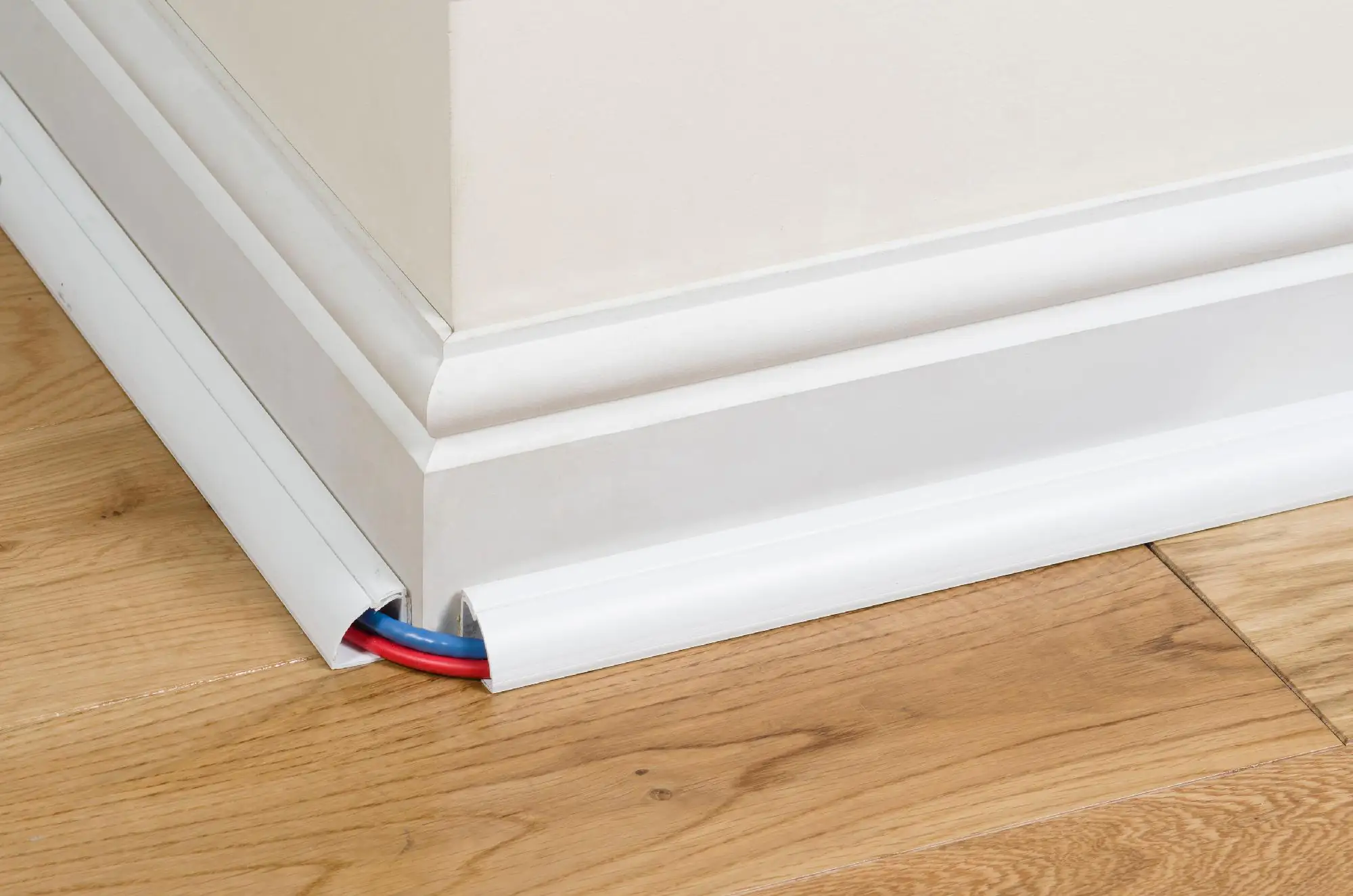 D-Line Design Kabelkanal Zubehör-Set 22x22mm holzoptik, 9-teilig