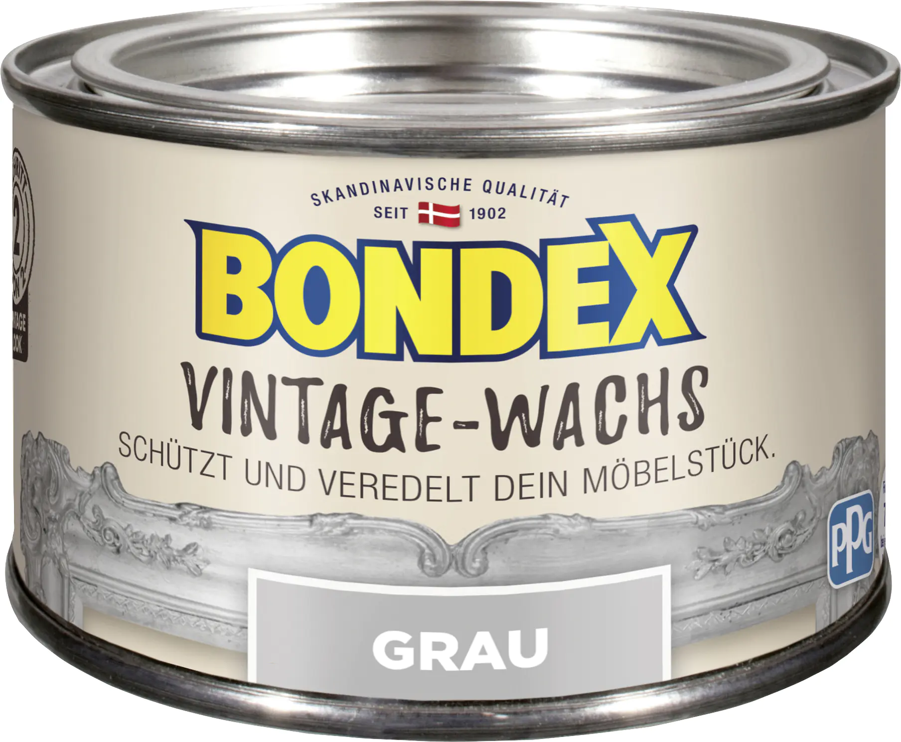 Bondex Vintage-Holzwachs grau 250 ml