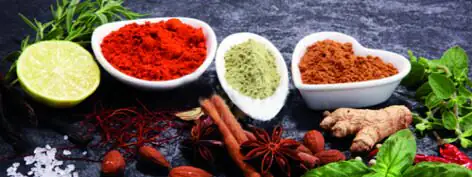 Deco-Glas Bild - Gewürz Melange 80 x 30 cm