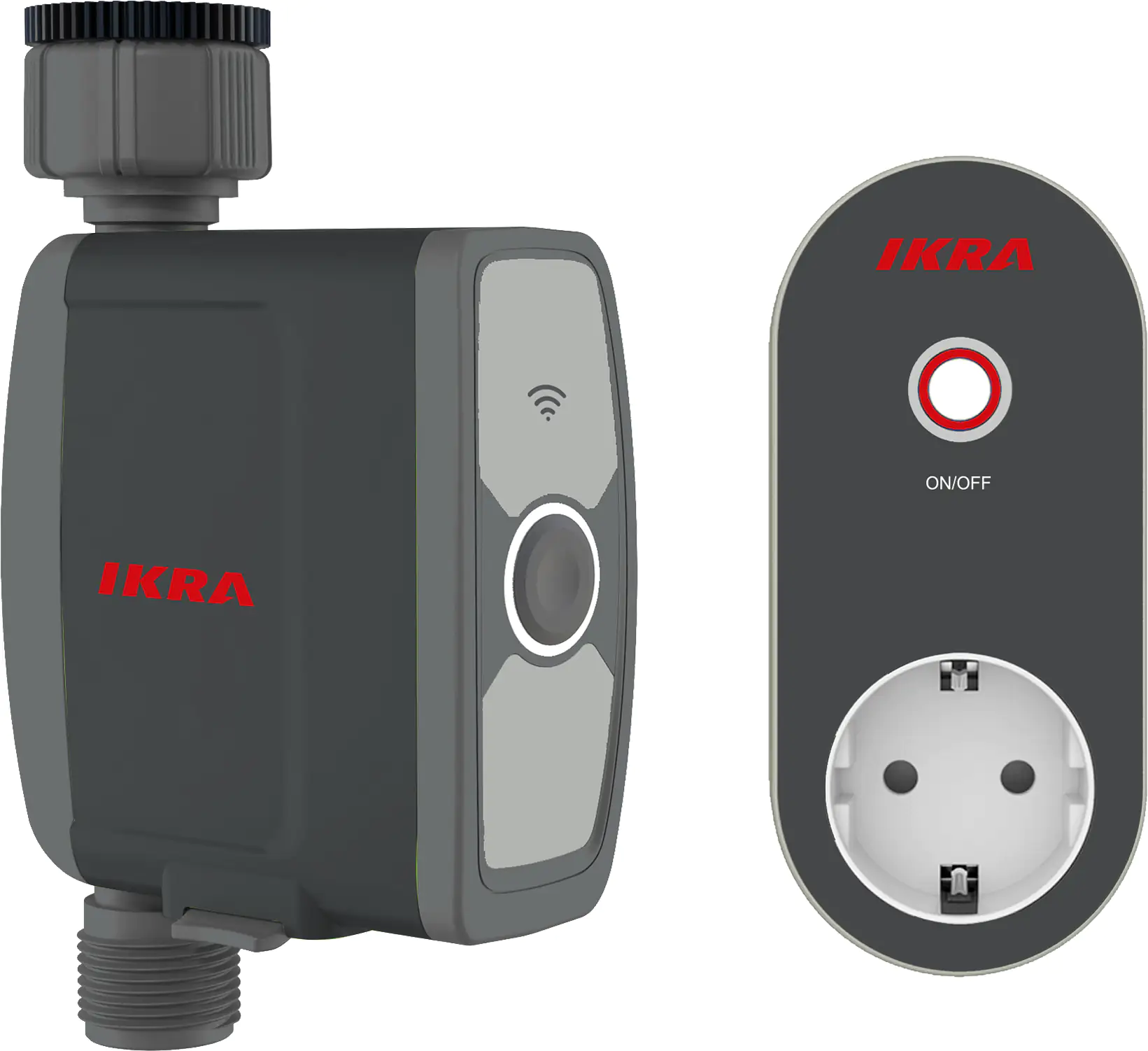 Ikra Bewässerungscomputer Wlan inkl. Wlan Gateway mit Steckdose