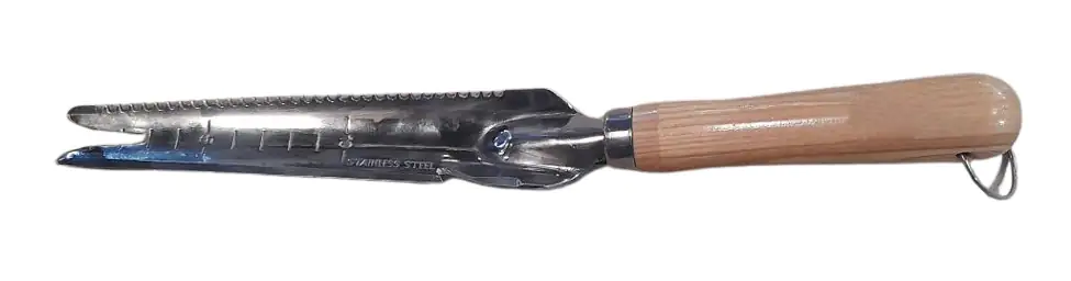 Primaster Unkrautstecher Edelstahl 33 cm mit Holzgriff