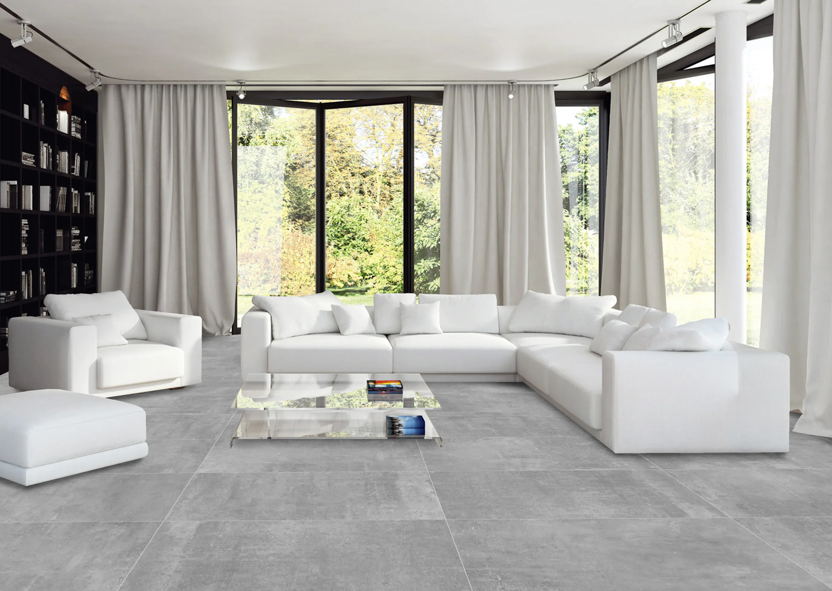 Bodenfliese Feinsteinzeug Pronto 60 x 120 cm grau Bodenfliese Feinsteinzeug Pronto 60 x 120 cm grau