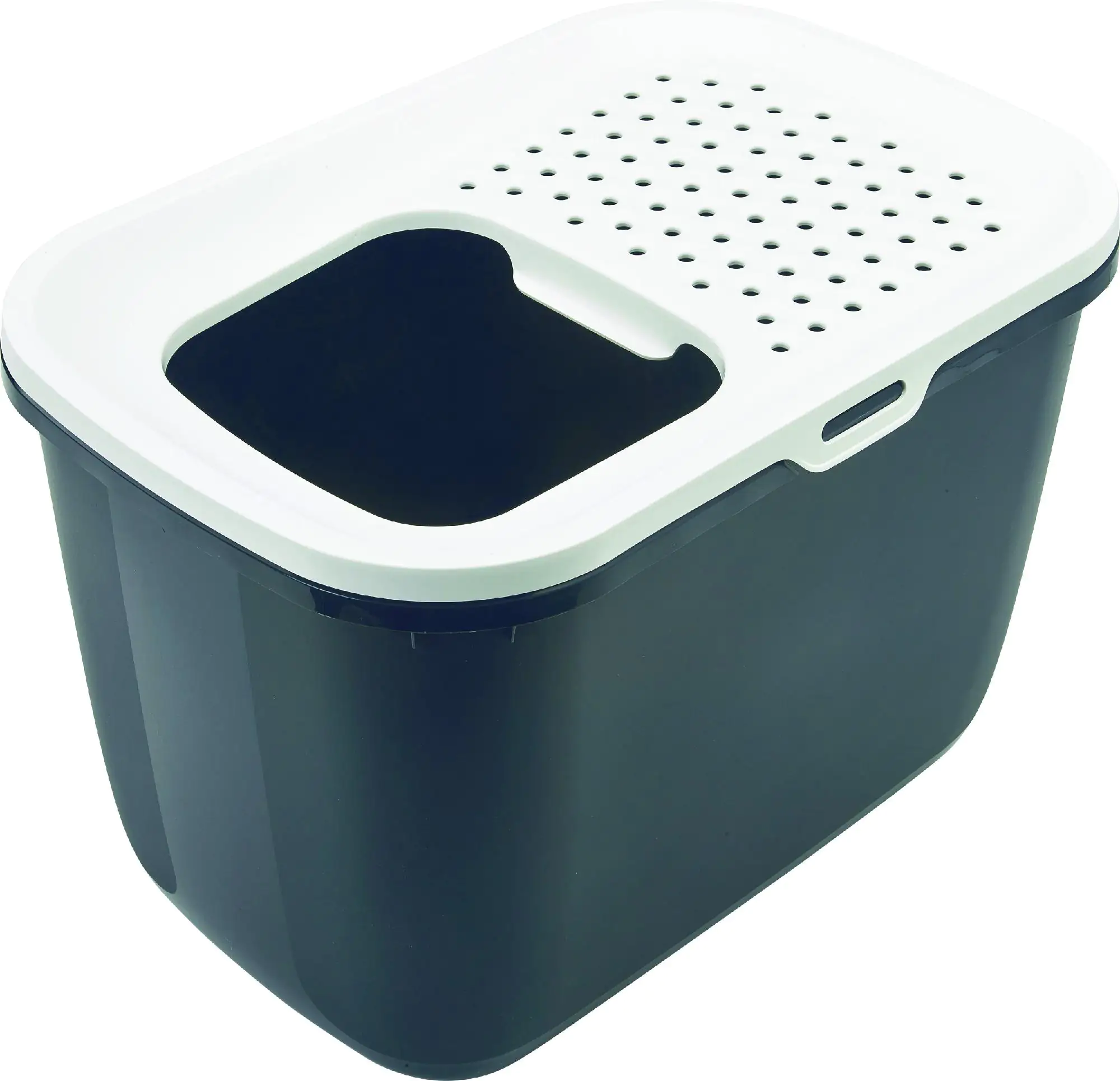 Nobby Katzentoilette Hop In anthrazit weiß 58,5 x 39 x 39,5 cm Nobby Katzentoilette Hop In anthrazit weiß 58,5 x 39 x 39,5 cm