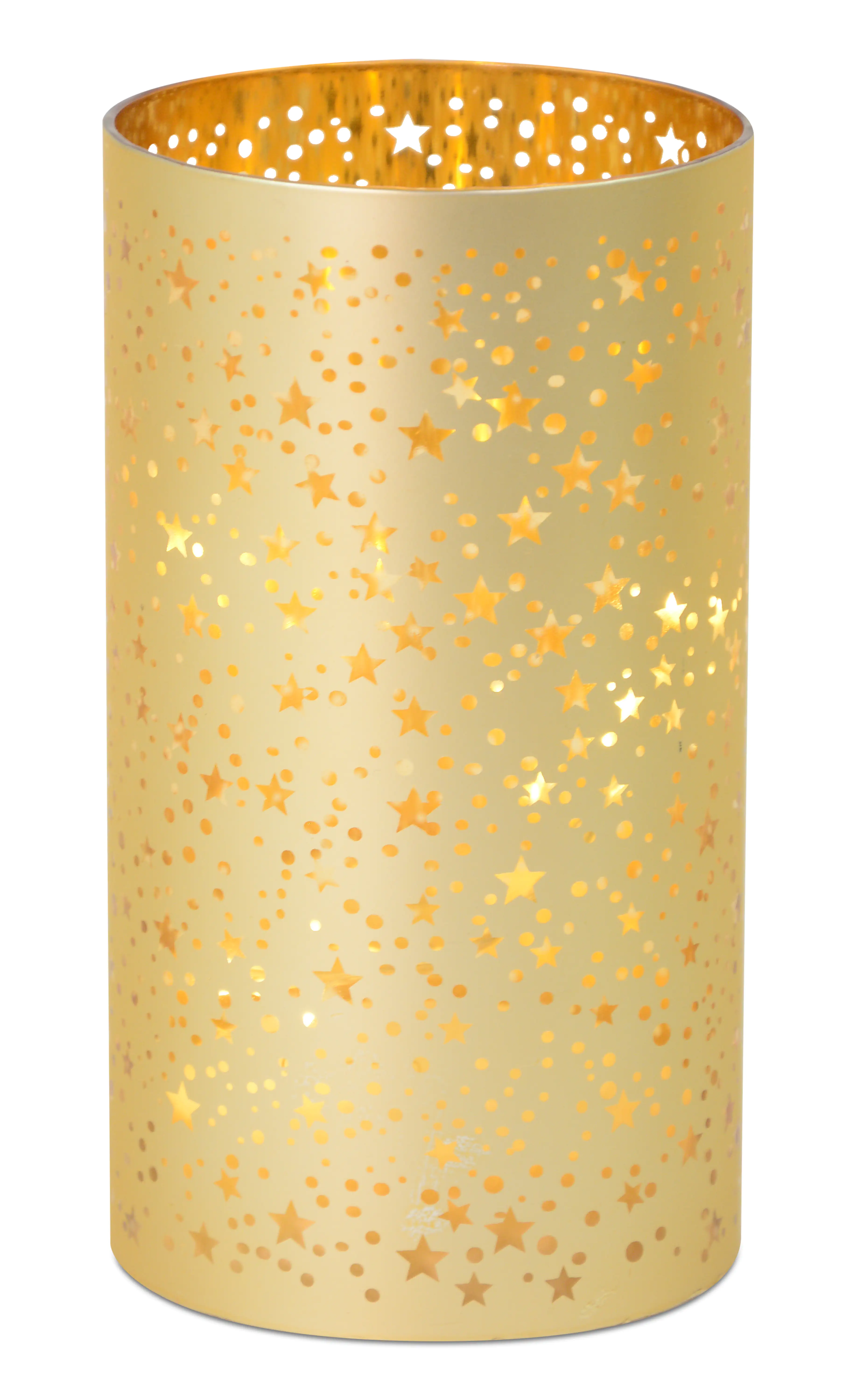 4004942197961 Riffelmacher Leuchter LED Sternenhimmel 9x9x16 cm