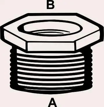 Cornat Reduzierstück messing verchromt 3/4" x 3/8" Innen- und Außengewinde