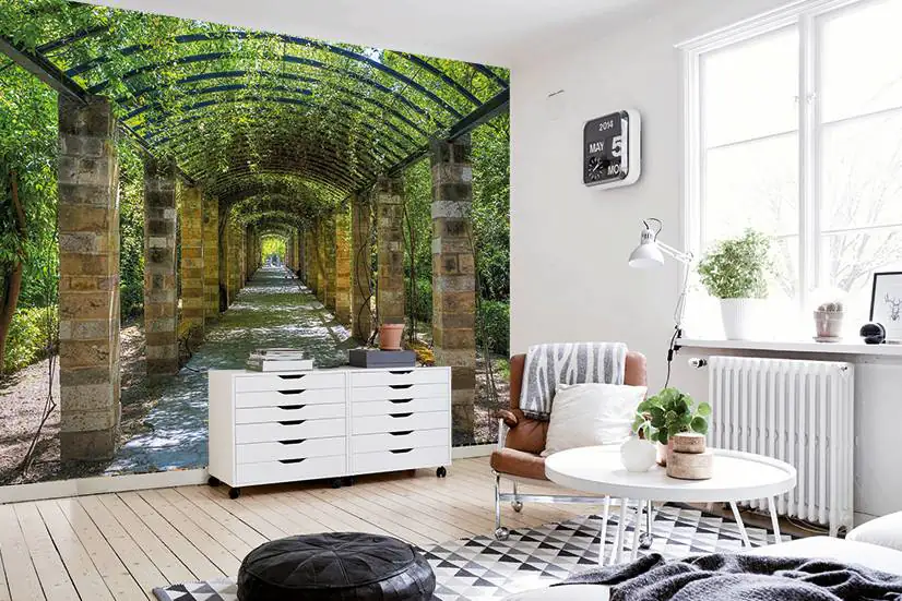 papermoon Vlies- Fototapete Digitaldruck 350 x 260 cm Garden of Athens