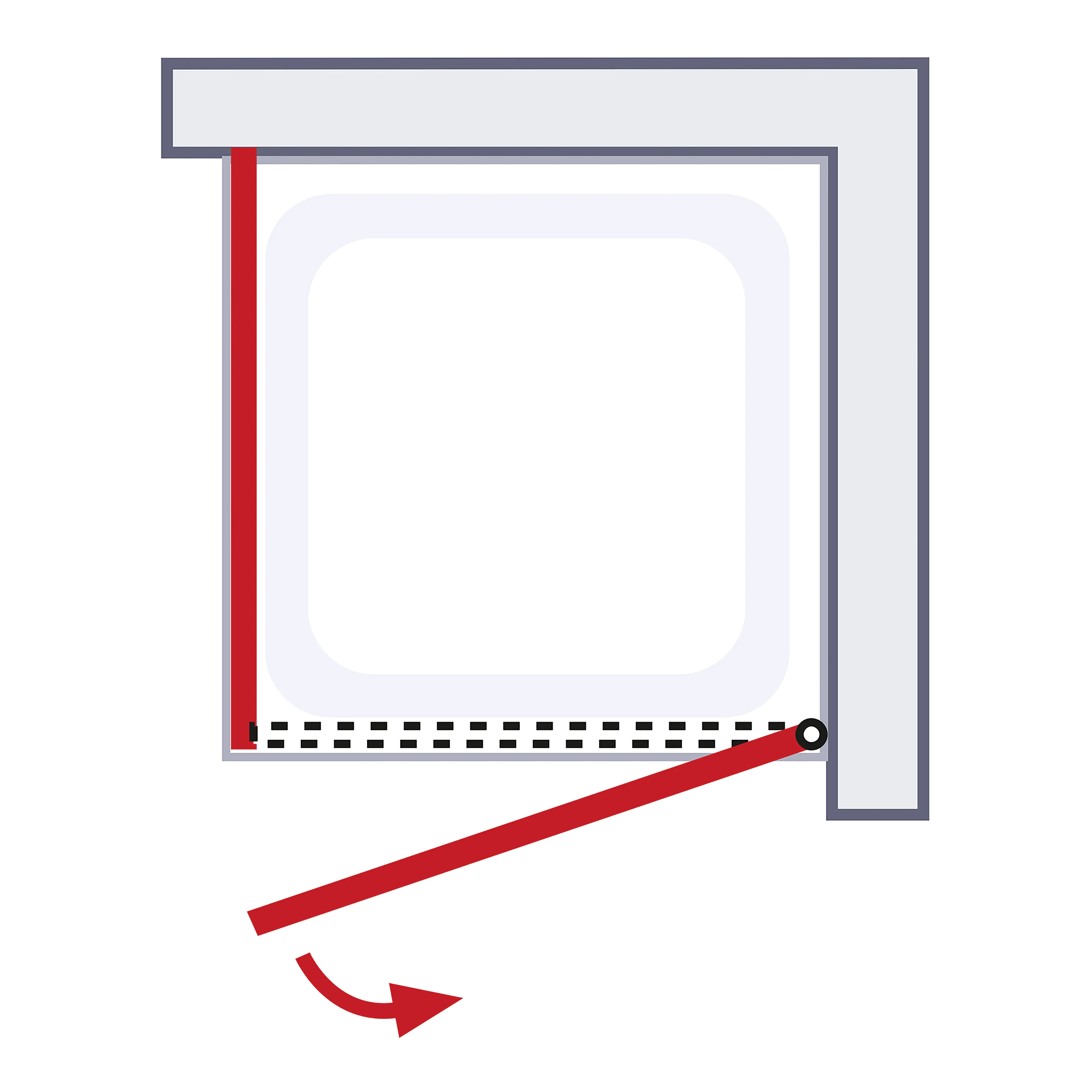 Schulte Drehtür Seitenwand 80 x 80 x 200 cm Toura Schulte Drehtür Seitenwand 80 x 80 x 200 cm Toura