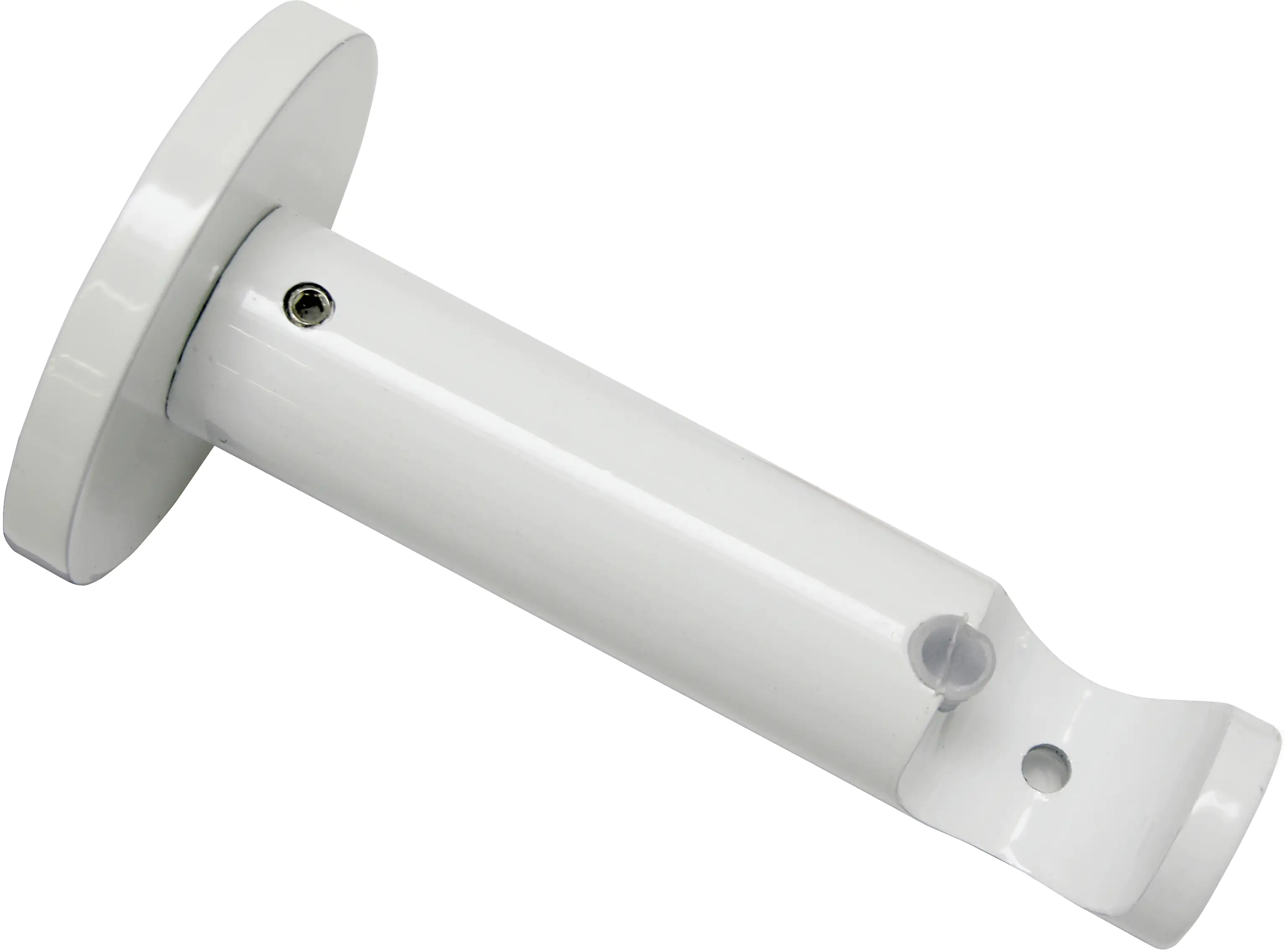 Gardinia Traeger Chicago 1-läufig offen, Ø 20mm, weiß, 8 cm