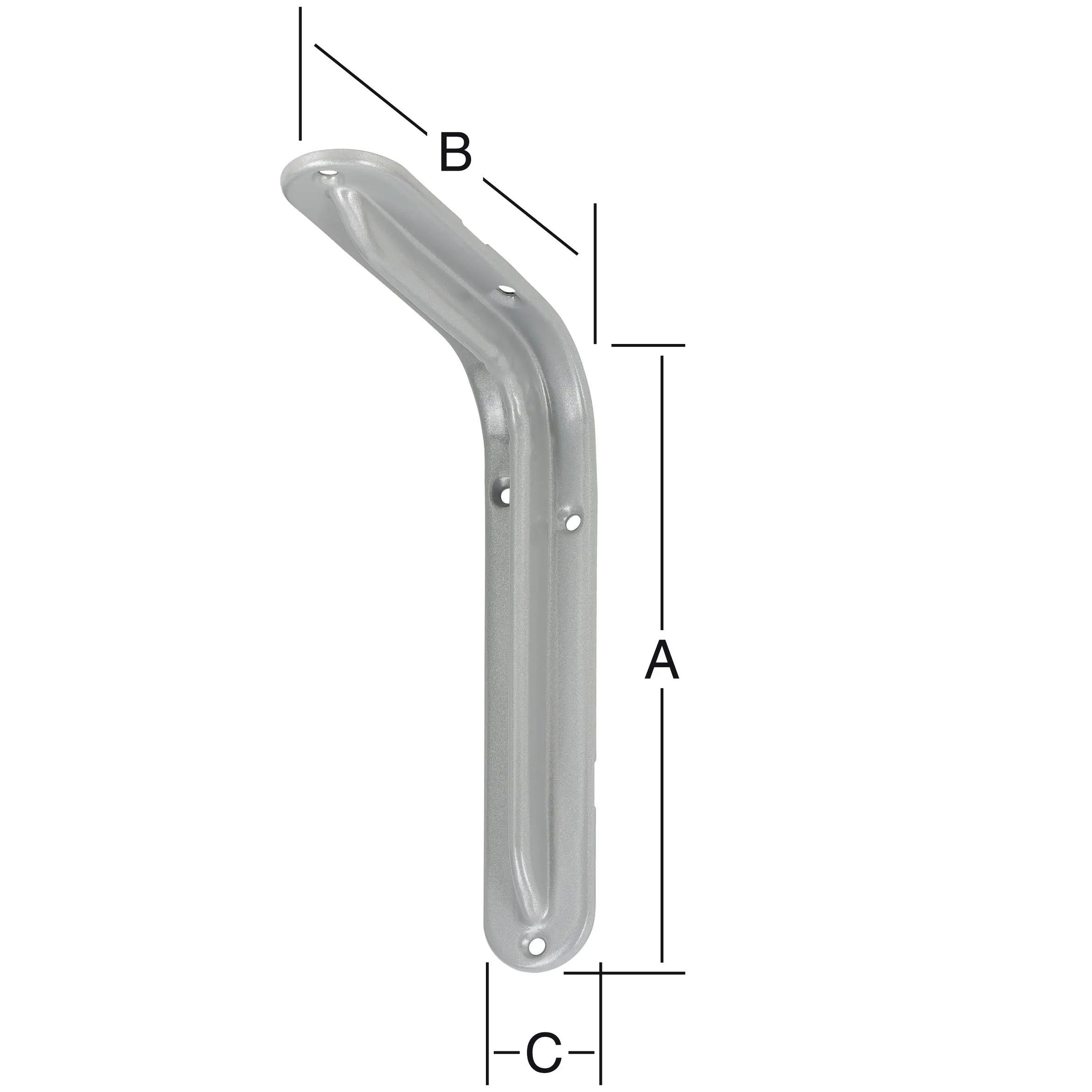 Vormann Format-Standard-Konsolen titangrau 24.5 x 16.5 cm
