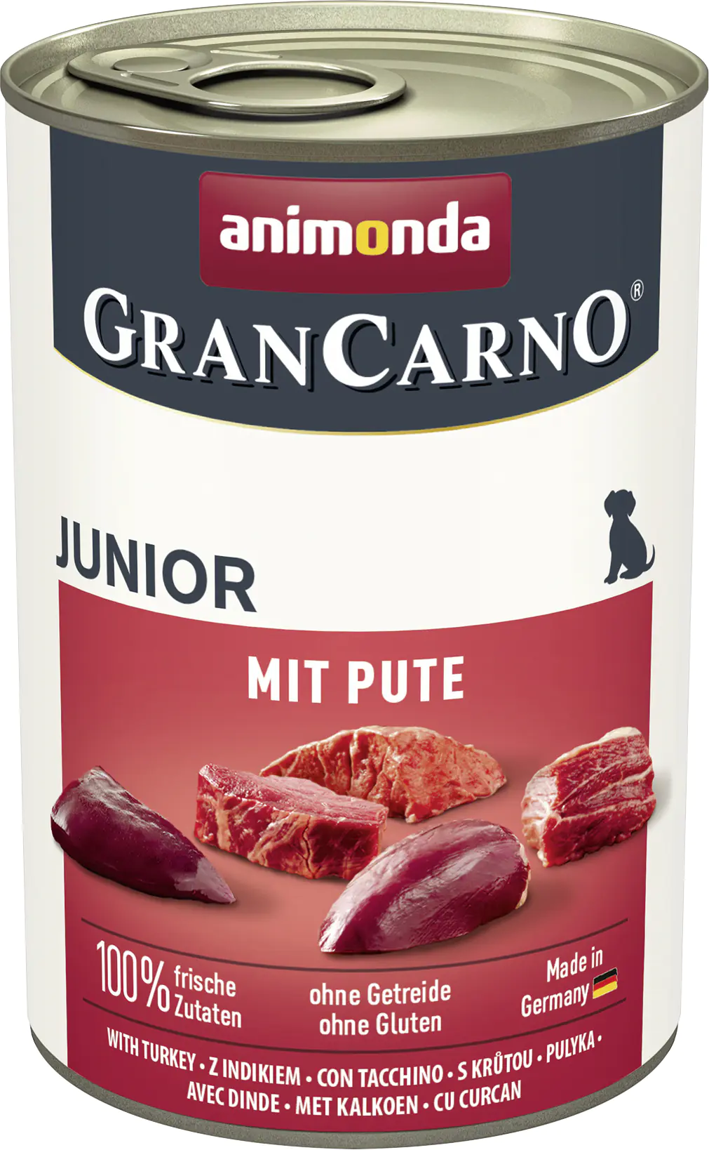 Animonda GranCarno Hundenassfutter Junior Pute 400 g  Animonda GranCarno Hundenassfutter Junior Pute 400 g