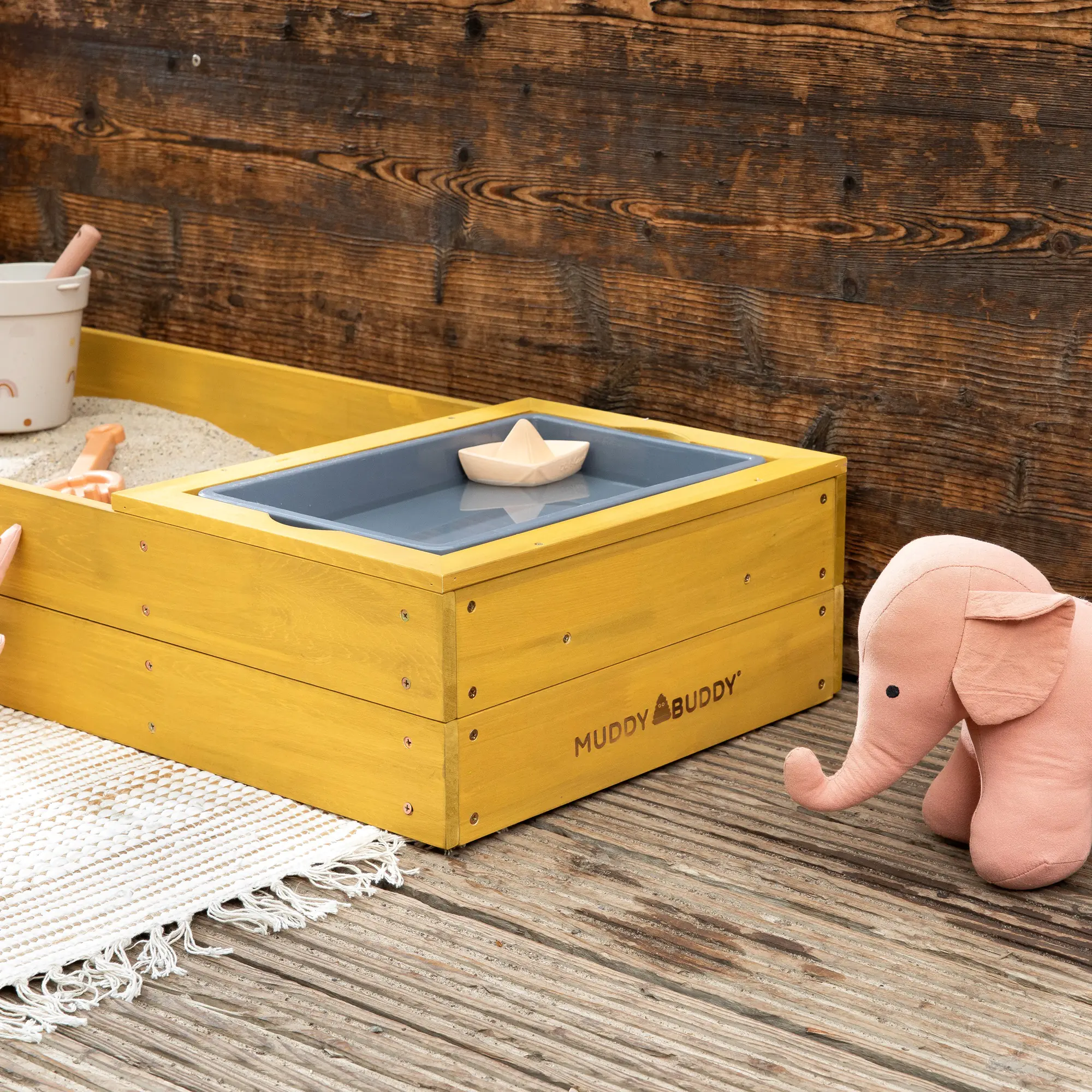 MUDDY BUDDY® Sandkasten Space Saver ocker
