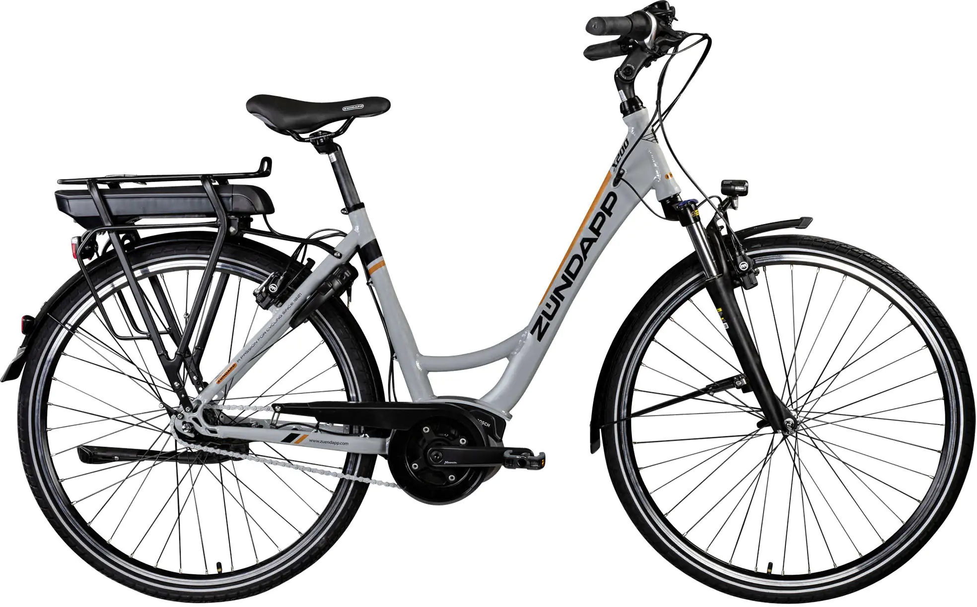Zündapp E-Bike City X200 28 Zoll 7-Gang 400 Wh silber