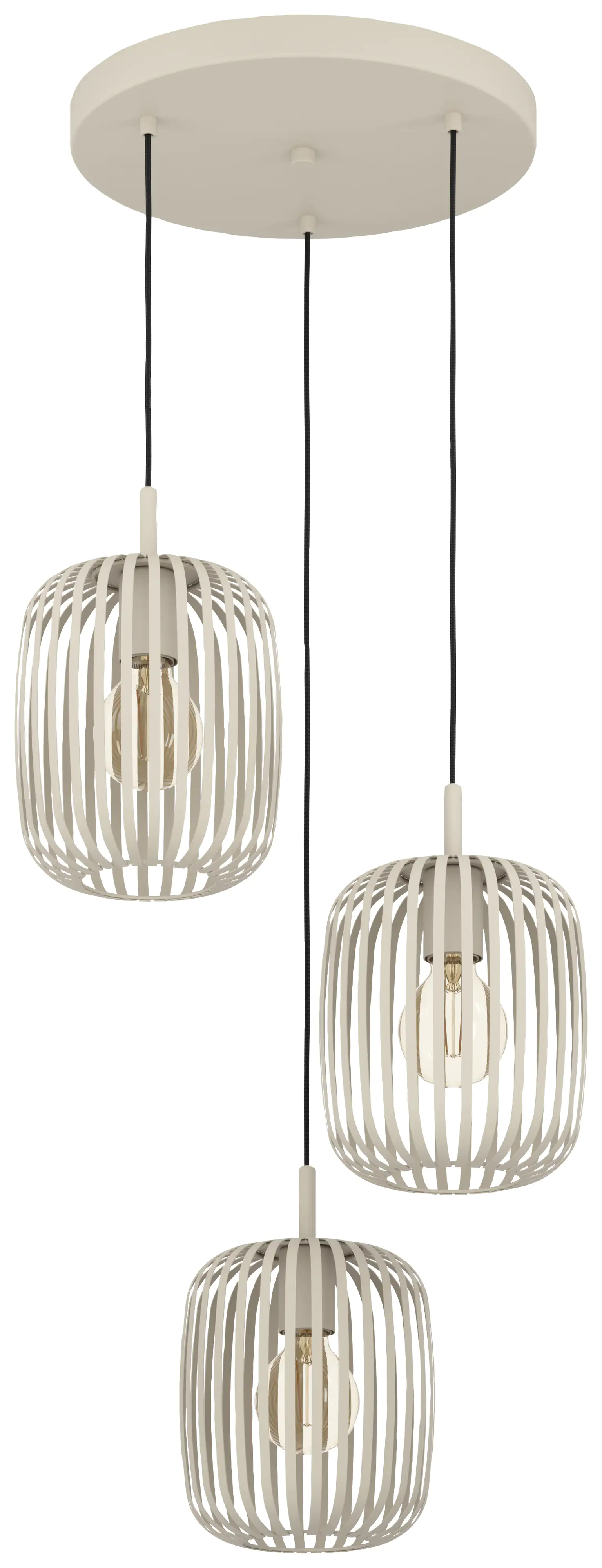 Eglo Hängeleuchte Romazzina sand rund 46 x 110 cm Eglo Hängeleuchte Romazzina sand rund 46 x 110 cm