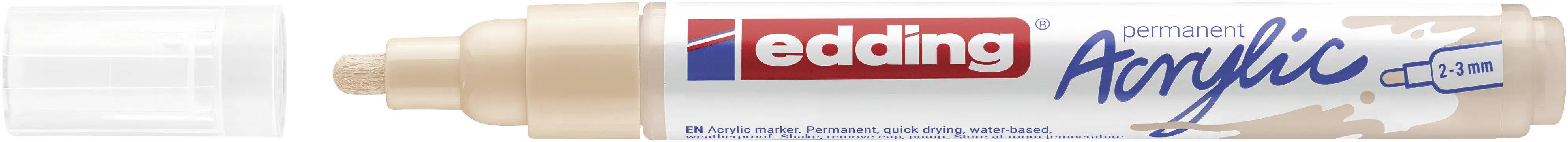 edding 5100 Acrylmarker medium warmbeige 2 -3 mm