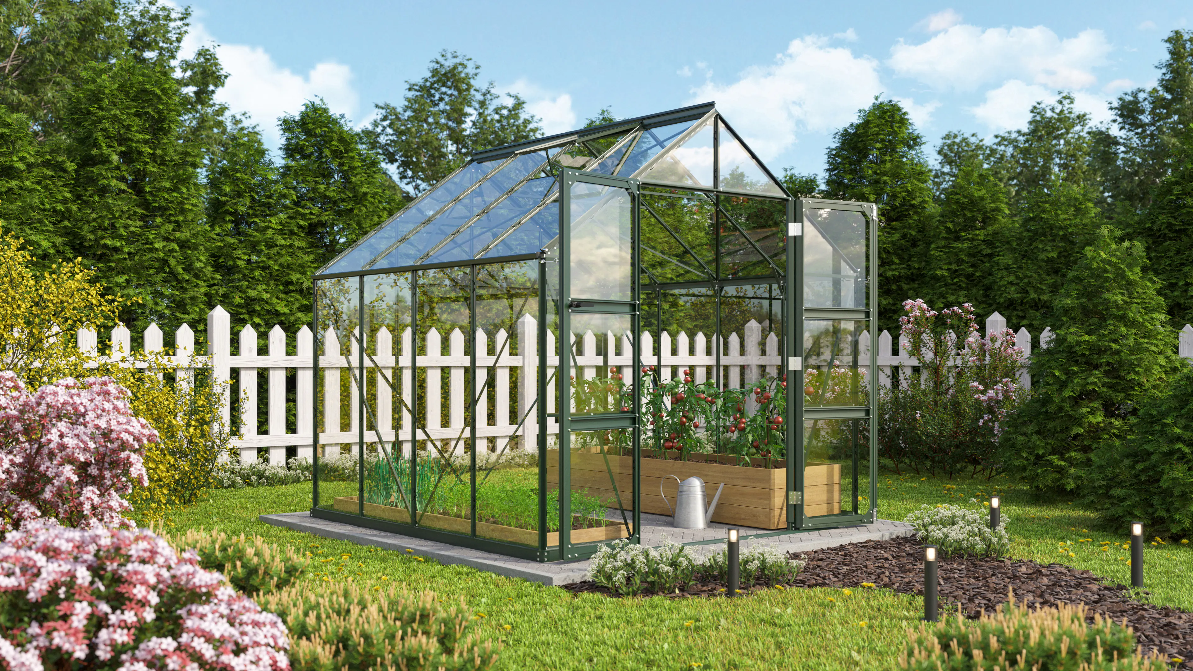 Vitavia Gewächshaus Domus 6700 257 x 261 cm 3 mm ESG