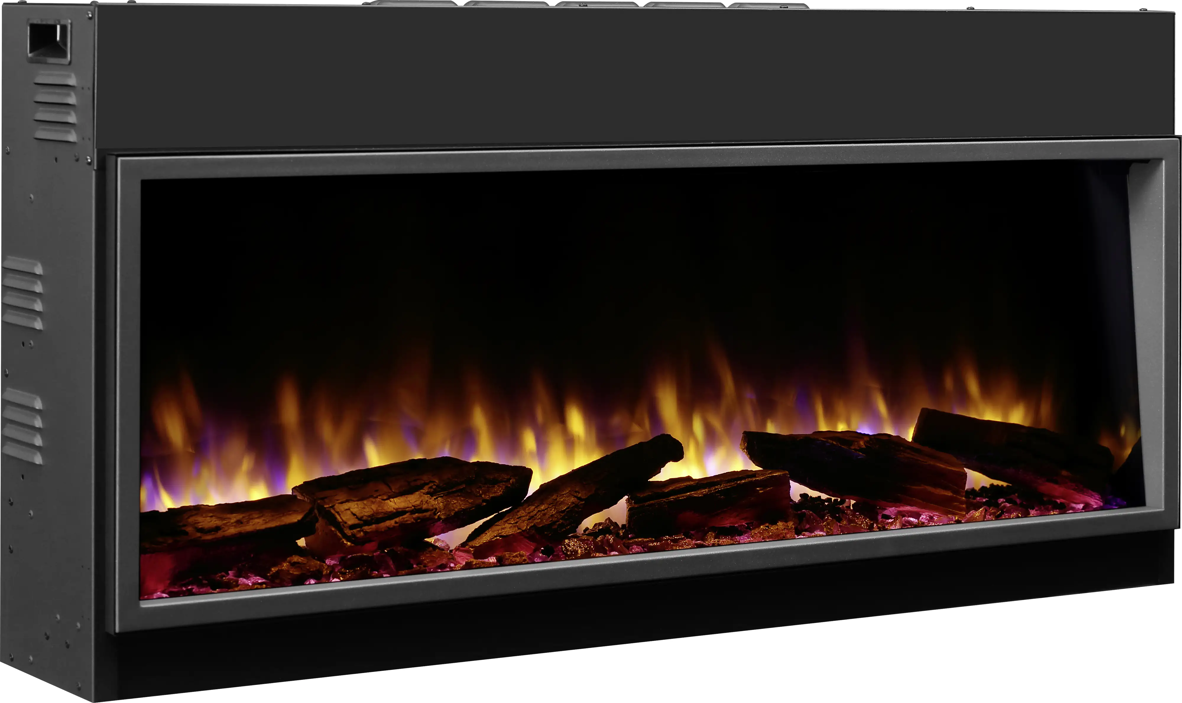 Balderia Elektrokamin schwarz Amazona 44 1000/2000 Watt 56 x 113,2 cm