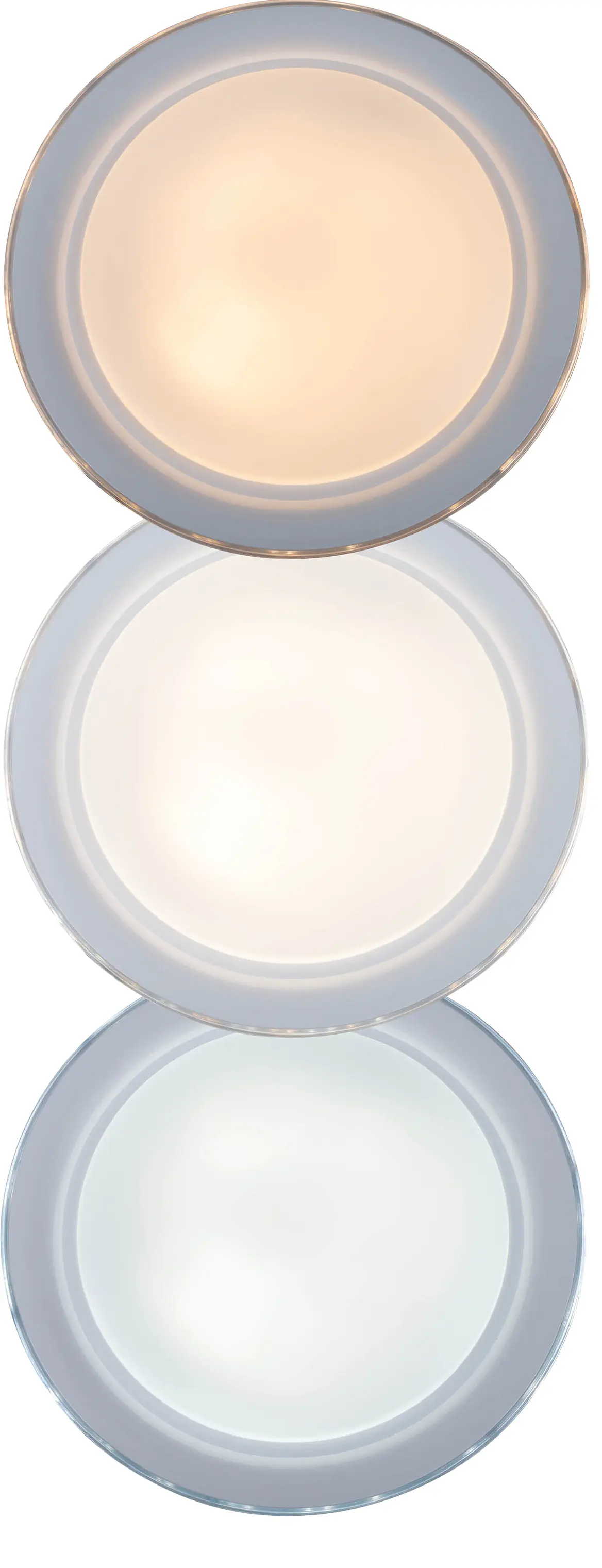 Light & More LED Deckenleuchte CCT weiß Ø 50,5 x 7,5 cm warmweiß-neutralweiß dimmbar