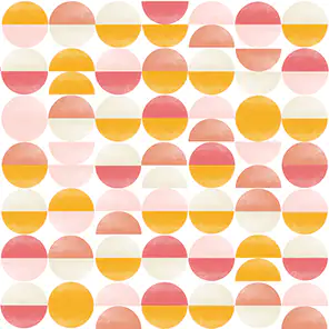 Braun & Company Servietten Motiv Soft Circles puder 33 x 33 cm - 20er Pack