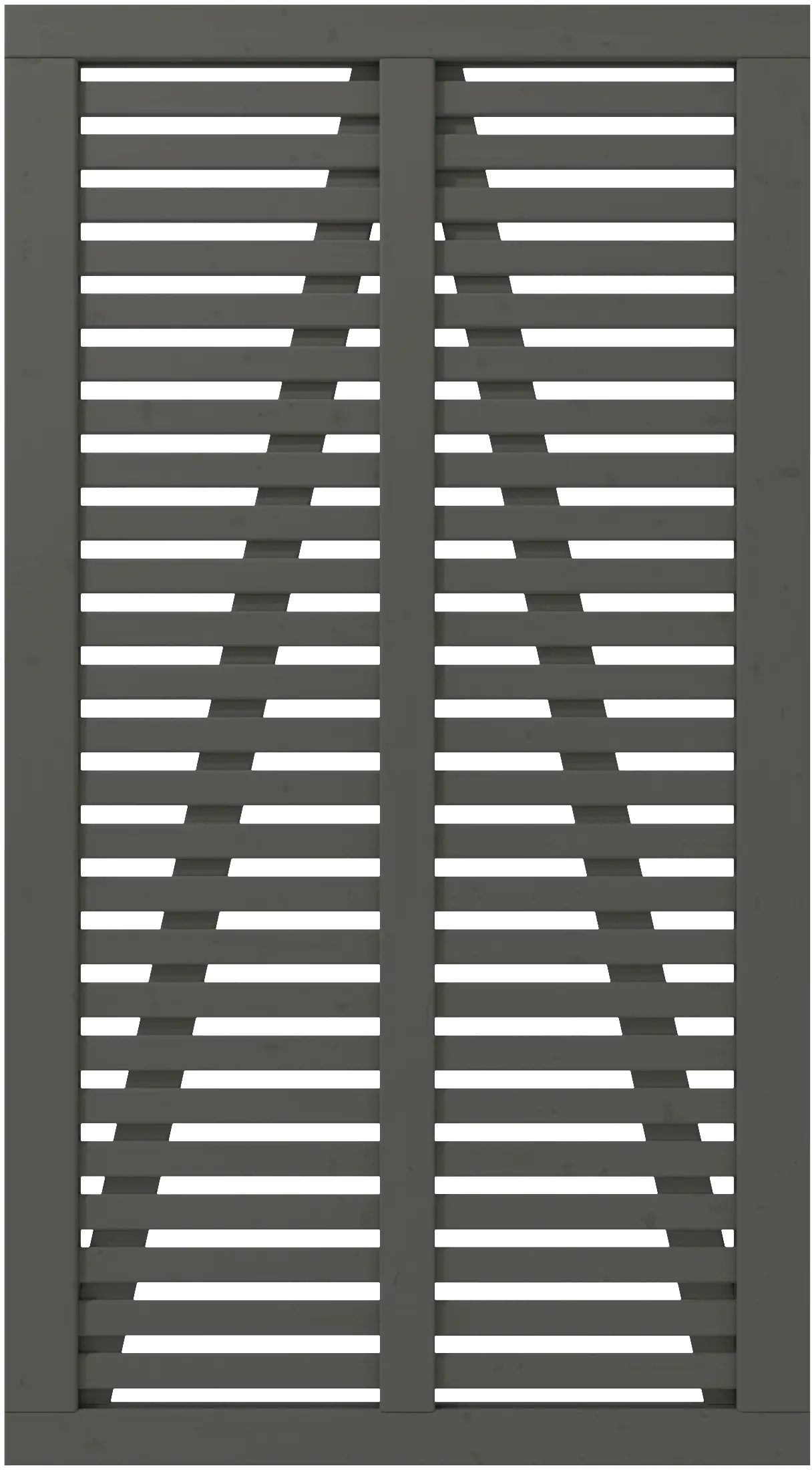 Plus Einzeltor Harmoni inkl. Beschläge 100 x 180 cm umbragrau fungizidbehandelt