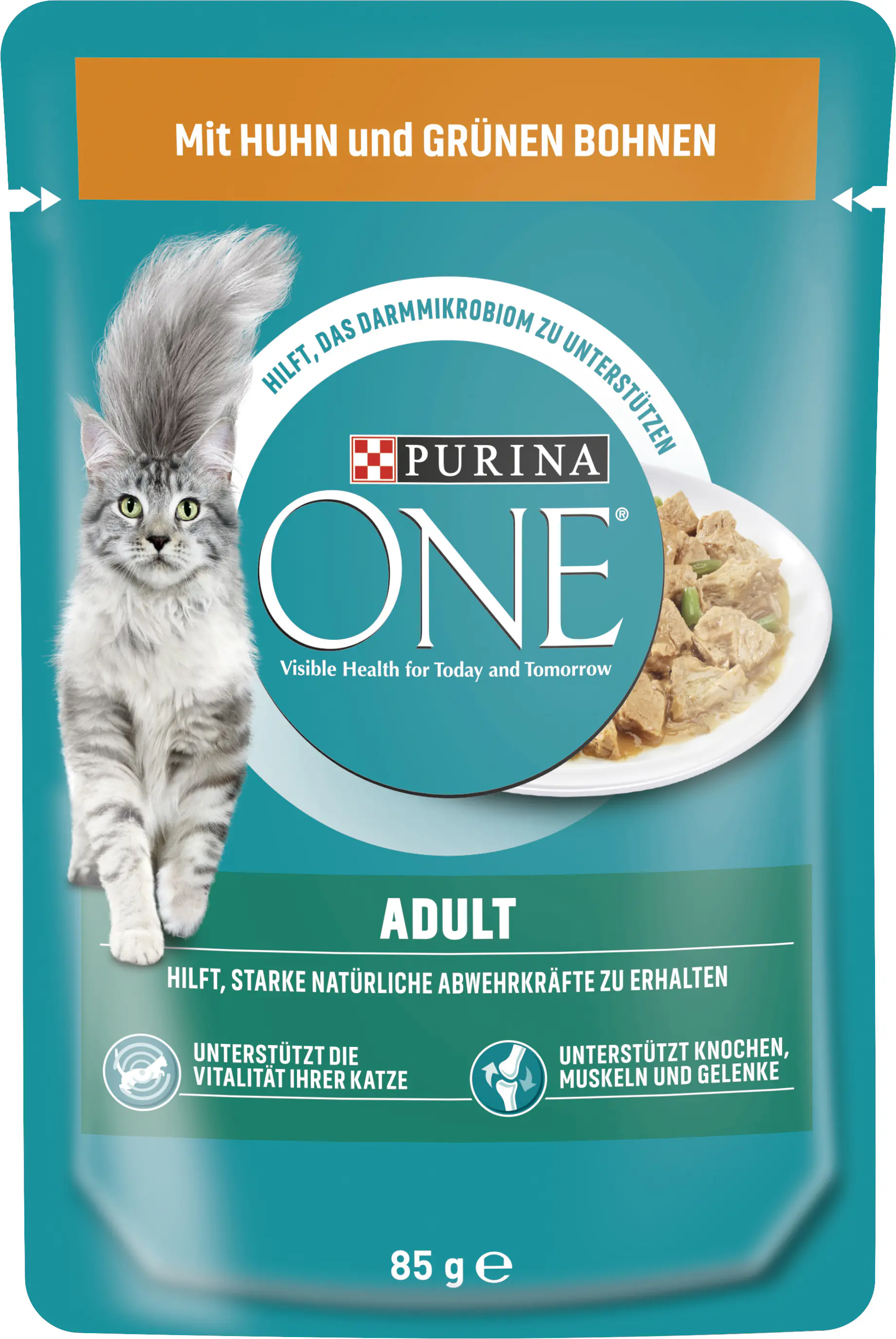 Purina ONE Adult Huhn Katzennassfutter 85 g